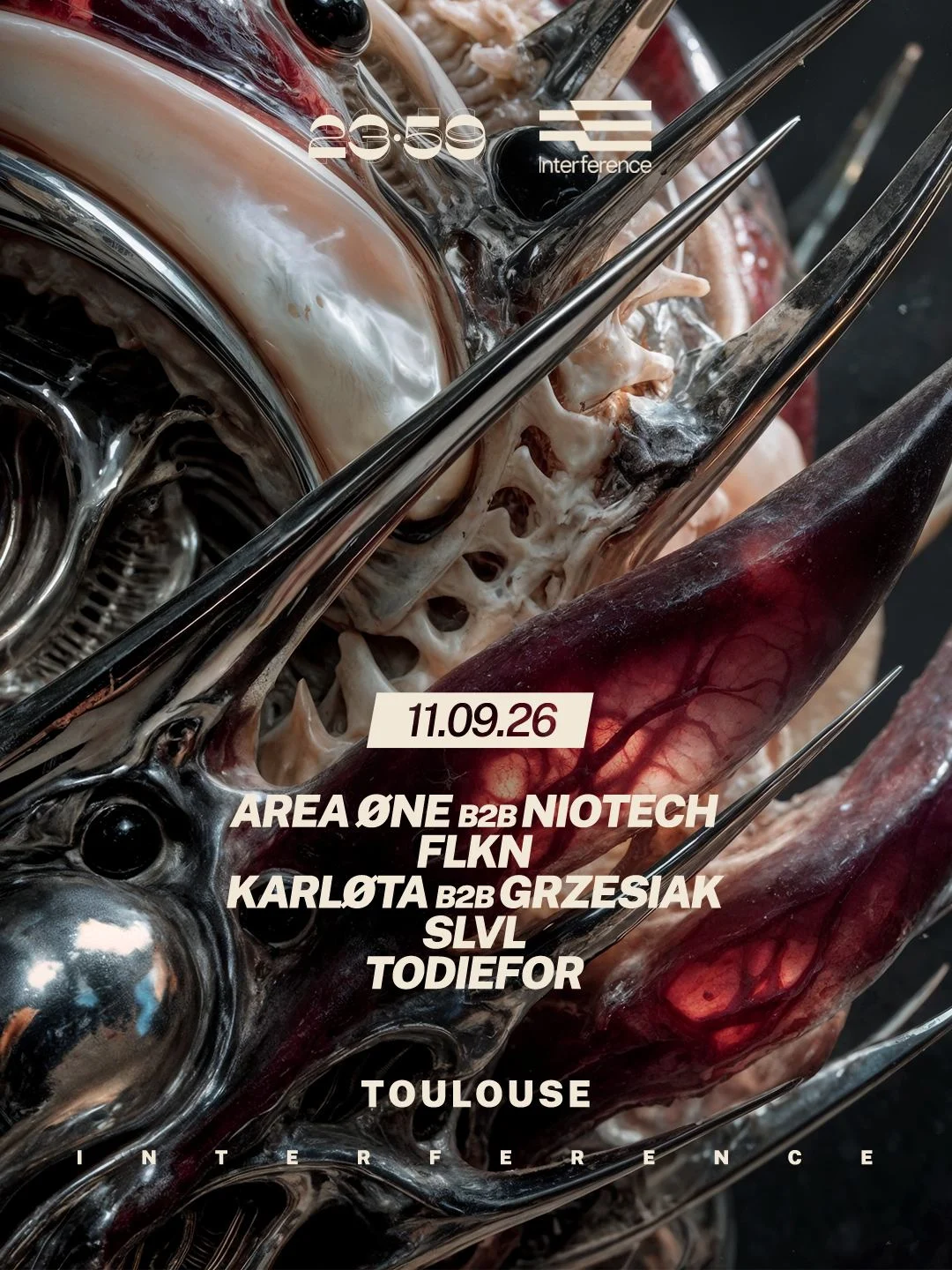 23:59 – Slvl, Todiefor, Flkn, Area Øne B2b Niotech