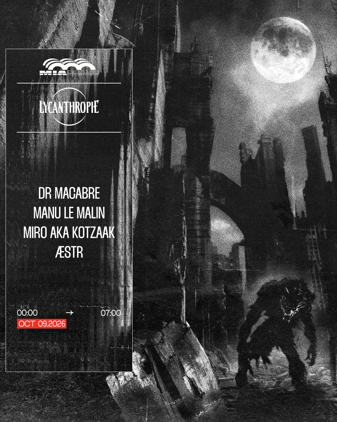 Lycanthropie	: Dr Macabre, Manu Le Malin