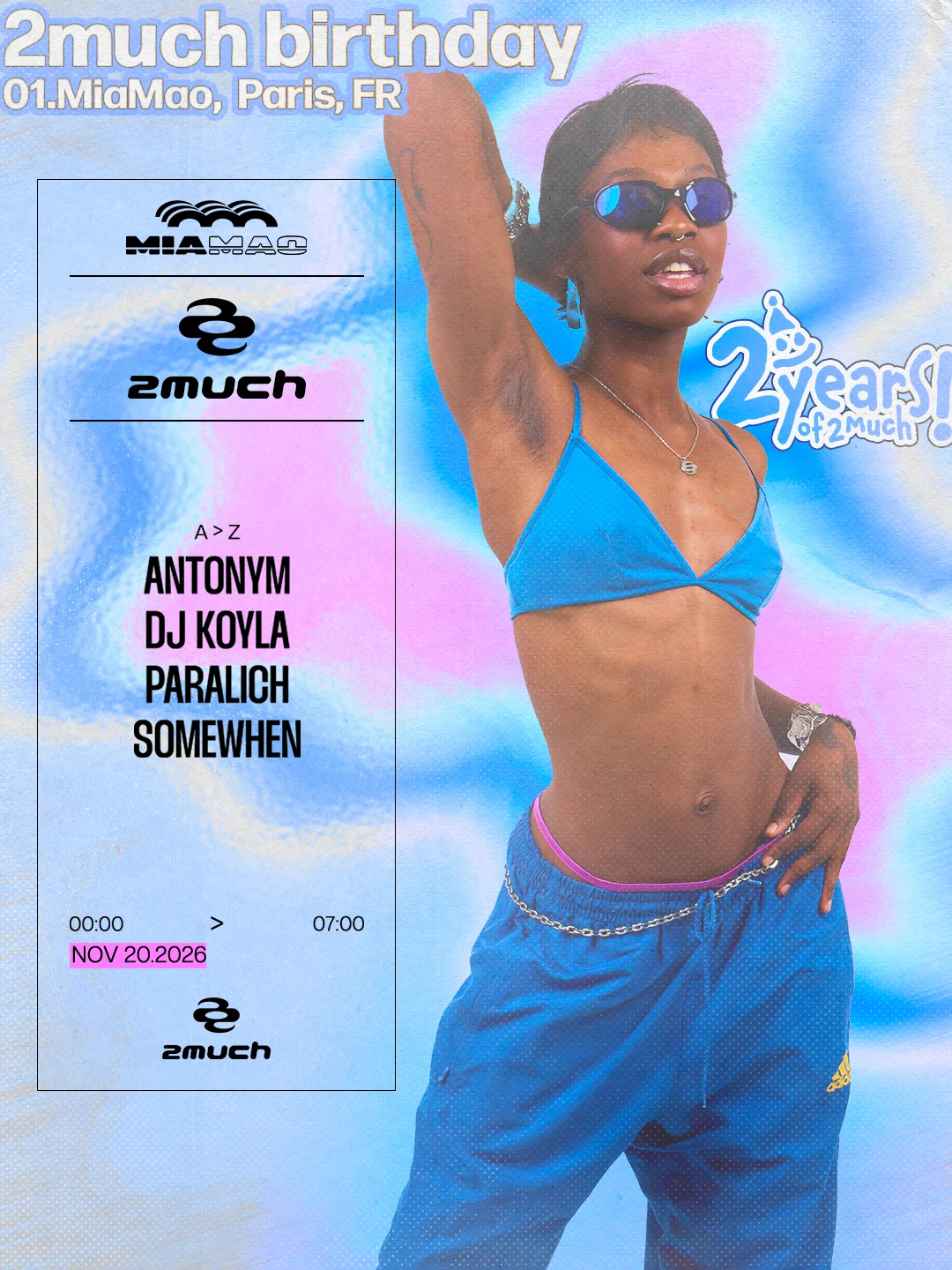 2much 2nd Birthday : Somewhen, Antonym, Paralich & More
