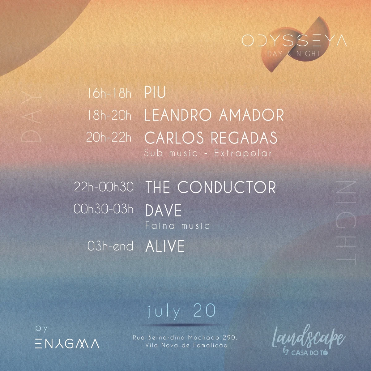Odysseya Enygma Day&Night Takeover Landscape By Casa Do Tó