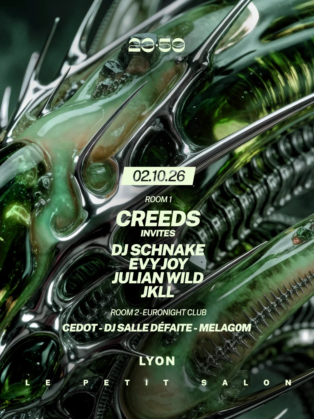 Creeds Invites Dj Schnake, Julian Wild, Jkll & More