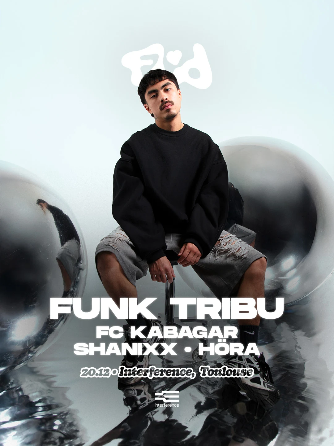 Fluid Presents: Funk Tribu, Shanixx, Fc Kabagar, Höra