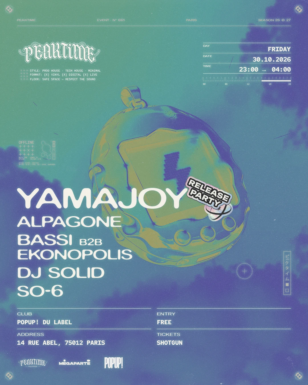 Yamajoy Release Party By Peaktime