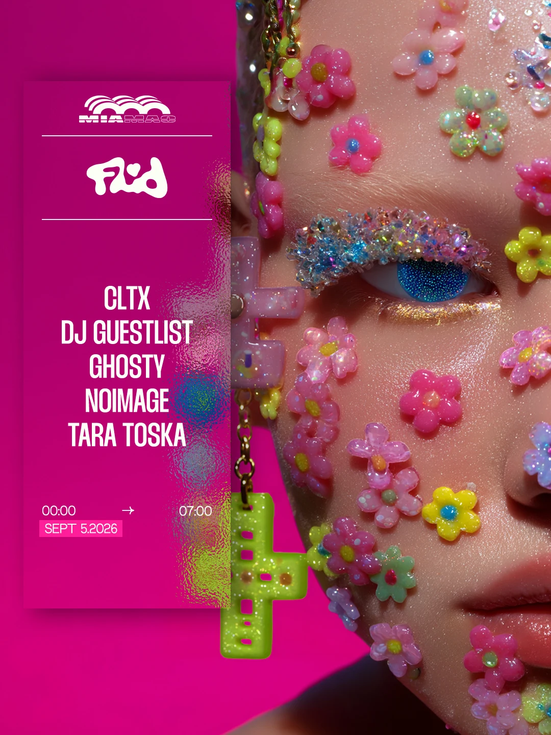 Fluid : Cltx, Dj Guestlist, Noimage, Ghosty & Tara Toska