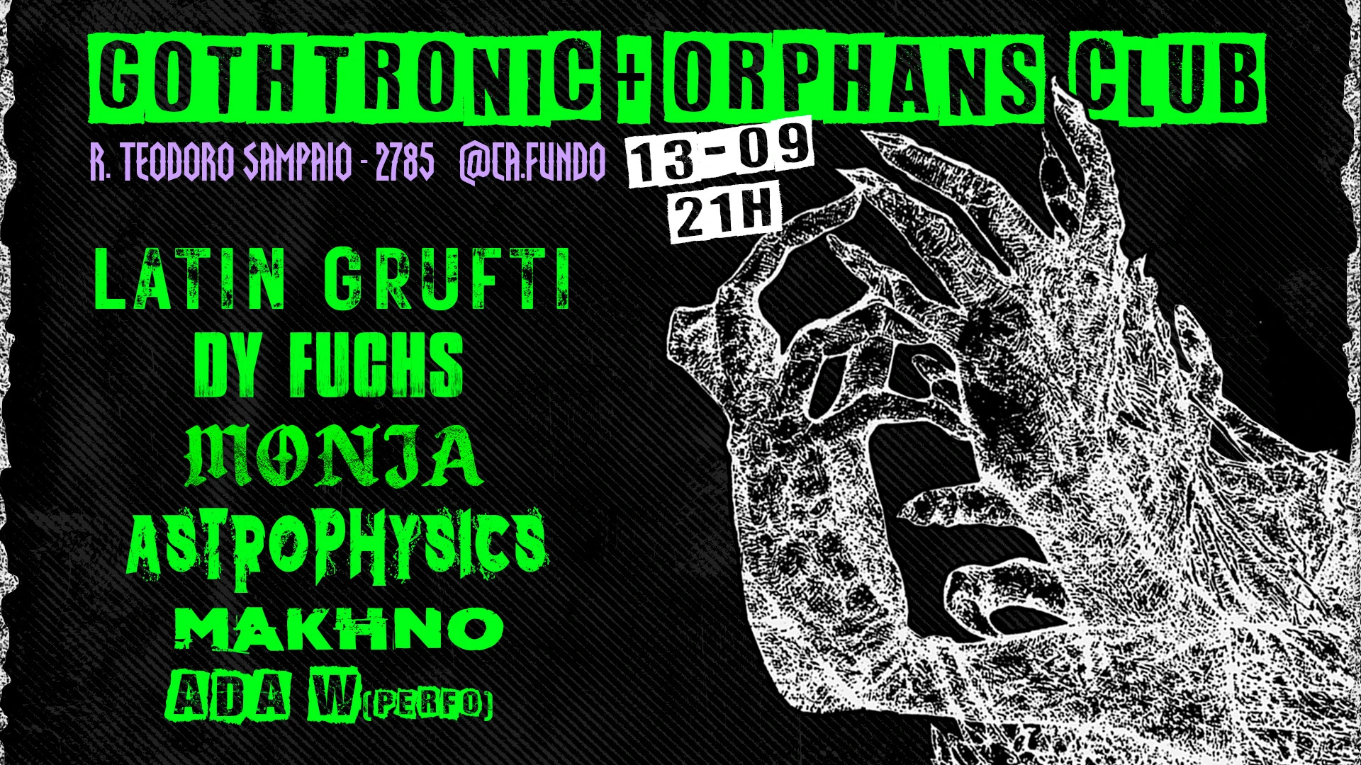 Gothtronic + Orphans Club