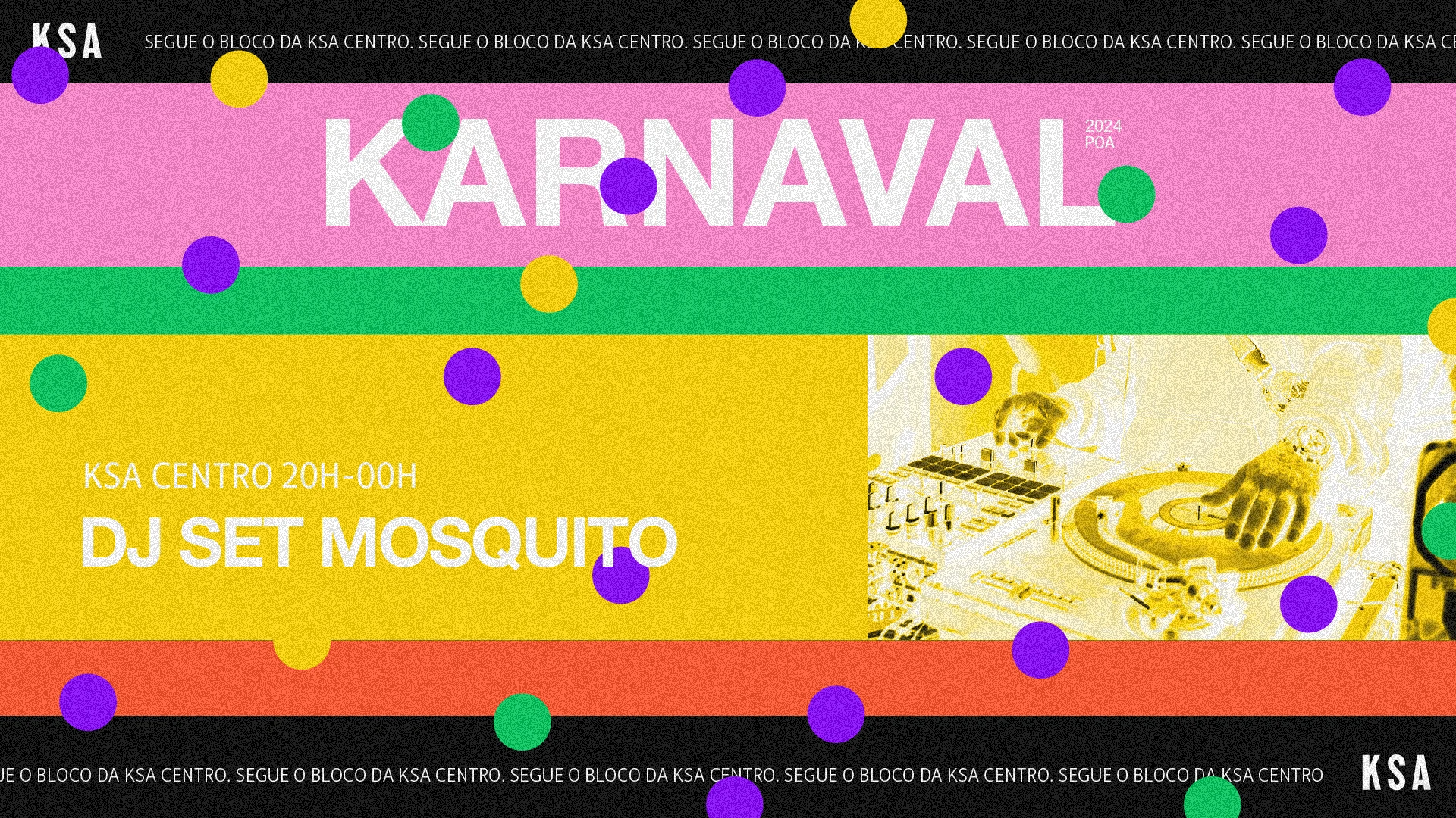 Bloco Da Ksa Centro - Quarta 0800 - Dj Set Mosquito