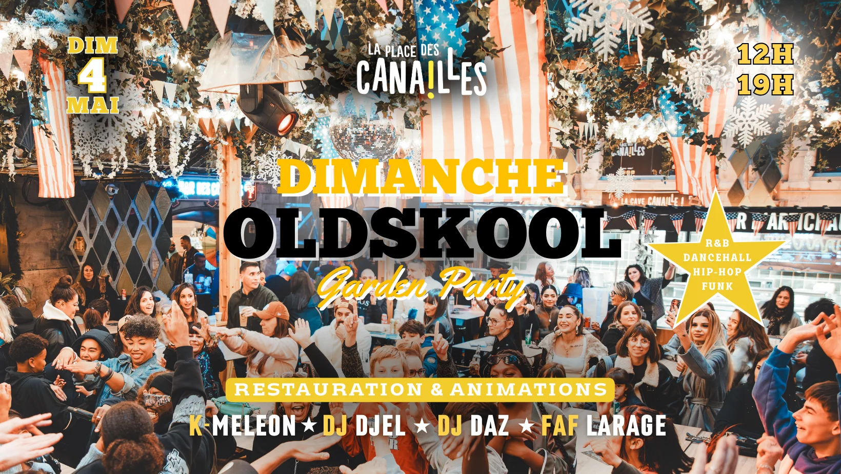 Dimanche Oldskool - Dimanche 4 Mai