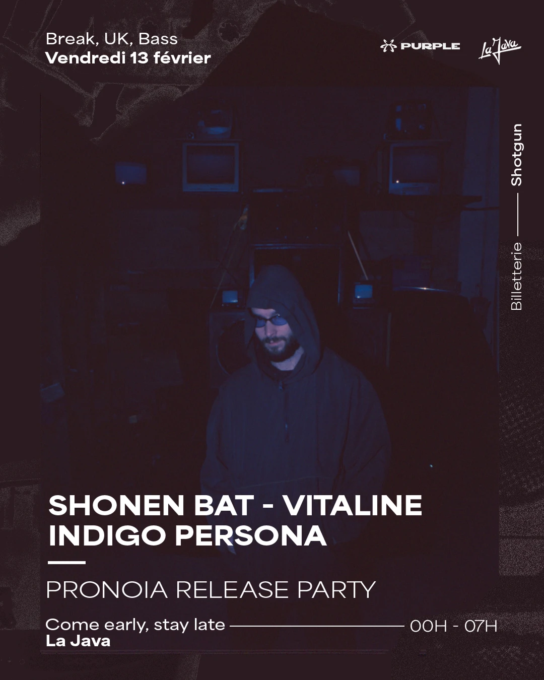 Pronoia Release Party : Shonen Bat, Vitaline, Indigo Persona