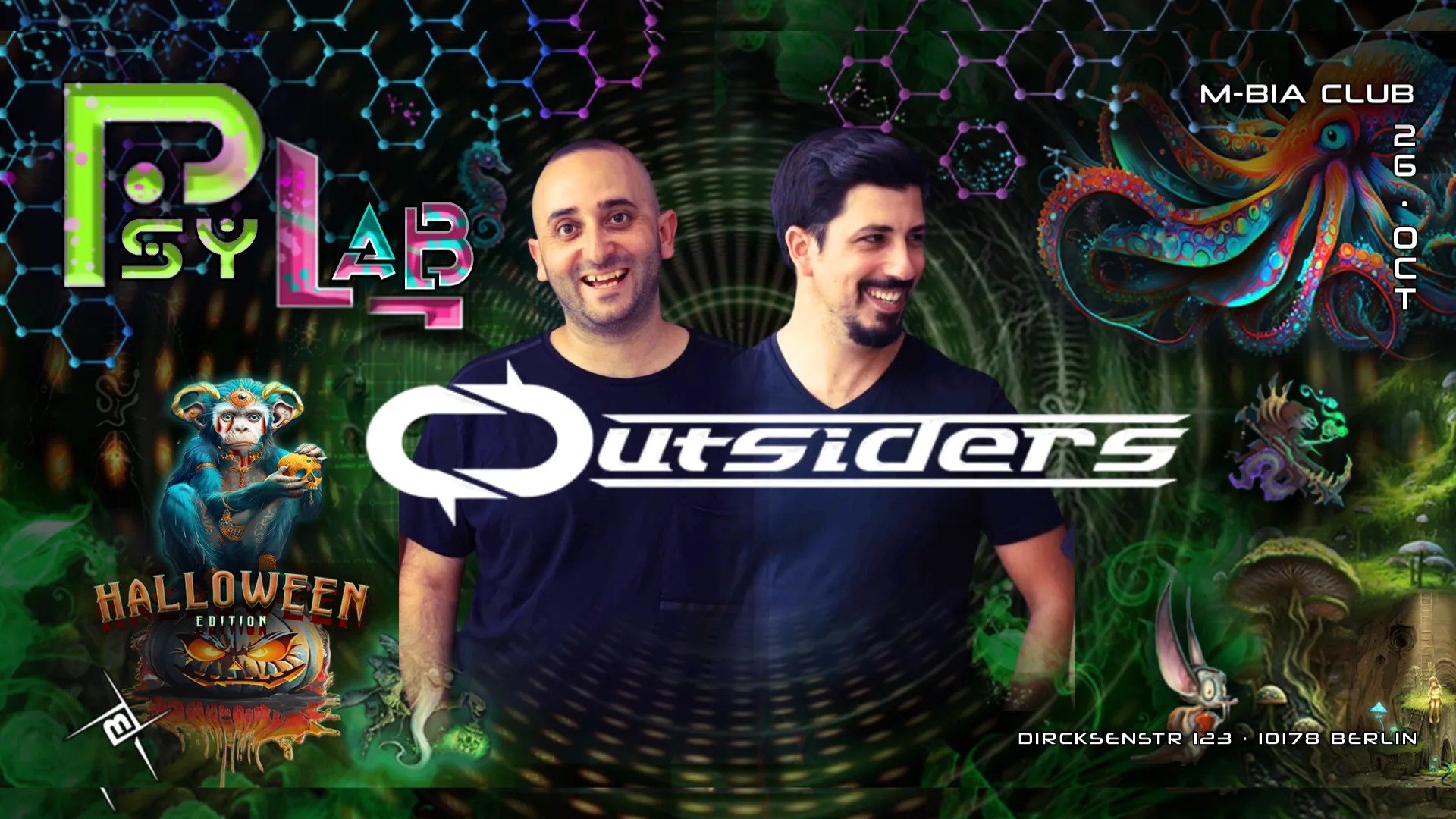 Psylab Halloween Edition W/ Outsiders