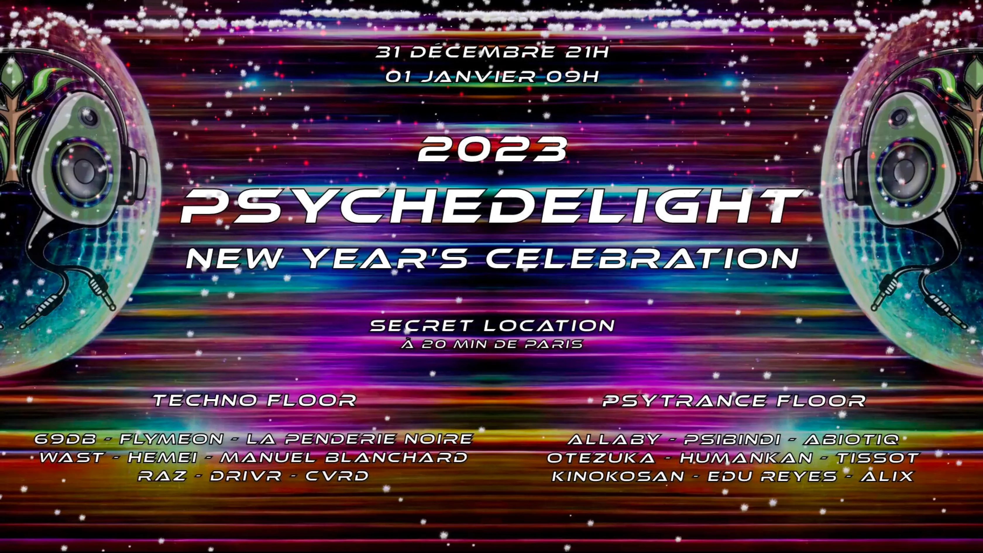 Psychedelight : 2023 New Year’S Celebration 