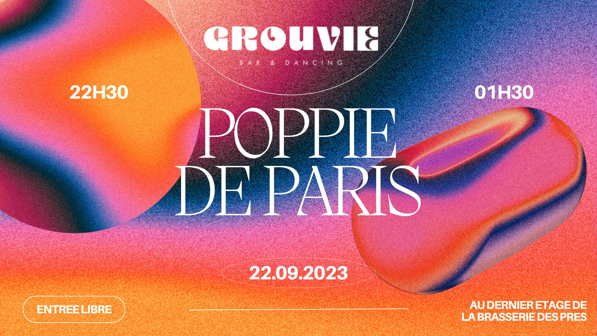 Poppie De Paris • Grouvie • 22h30-1h30 • Paris
