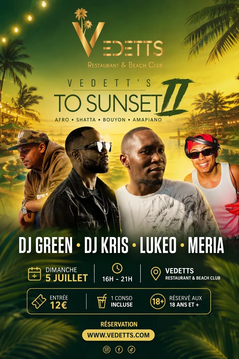 Vedetts To Sunset II - Afro Shatta Bouyon -  Edition 1