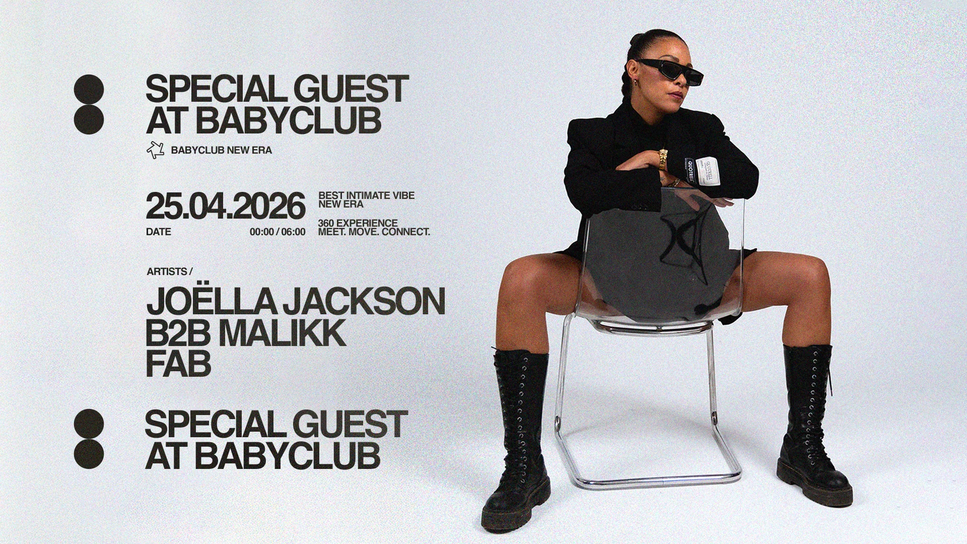Special Guest At Baby Club : Joëlla Jackson B2b Malikk + Fav