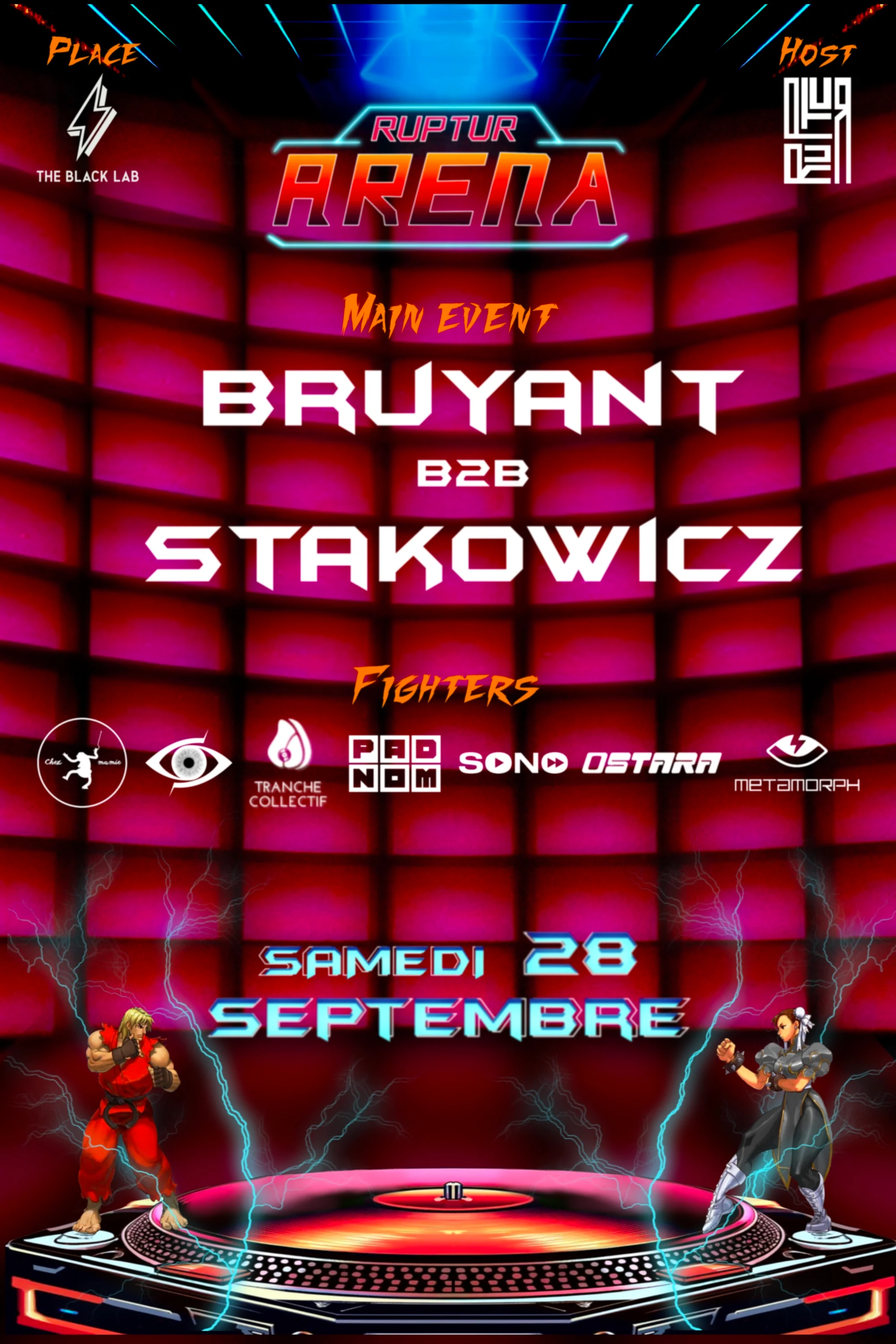 Ruptur Arena : 8 Collectifs Lillois + Bruyant & Stakowicz