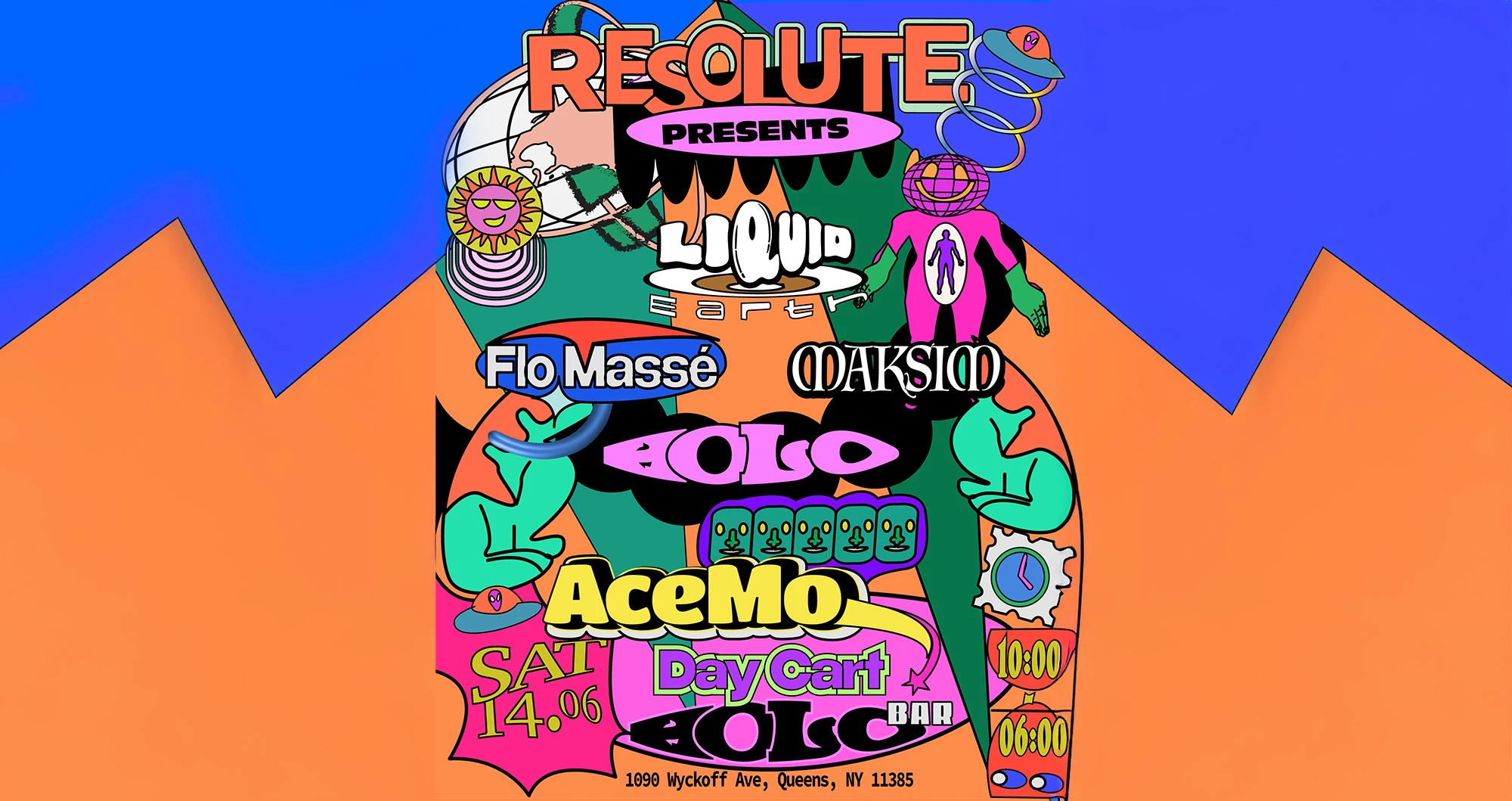 Resolute With Liquid Earth & Flo Massé (Debut)