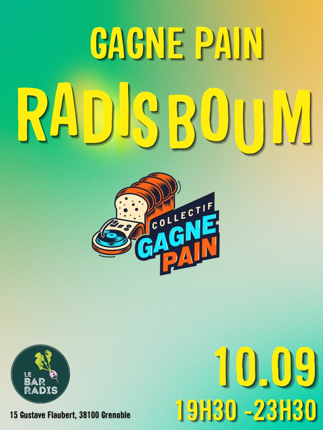 Radis Boum - Collectif Gagne Pain
