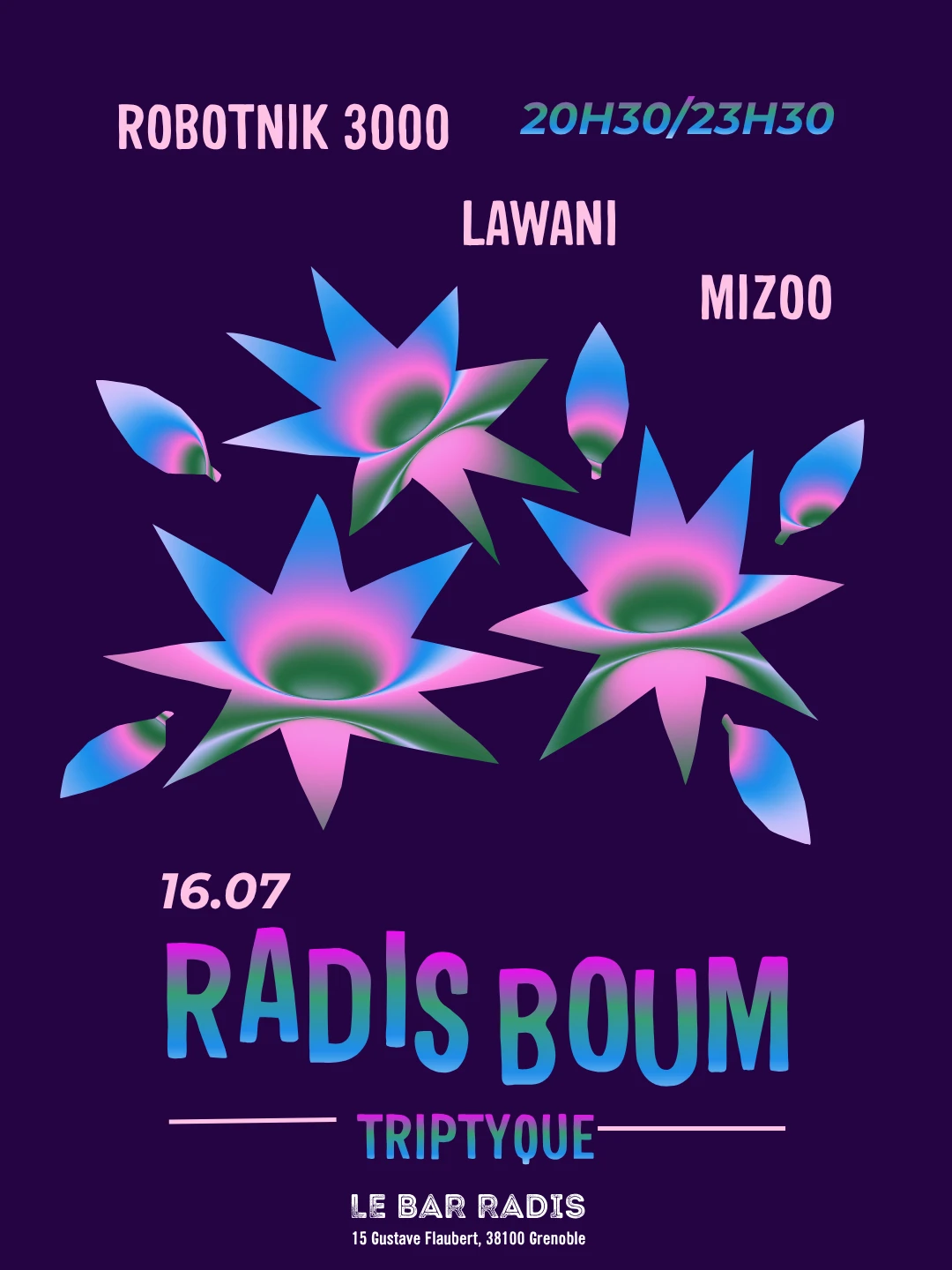 Radis Boum - Triptyque