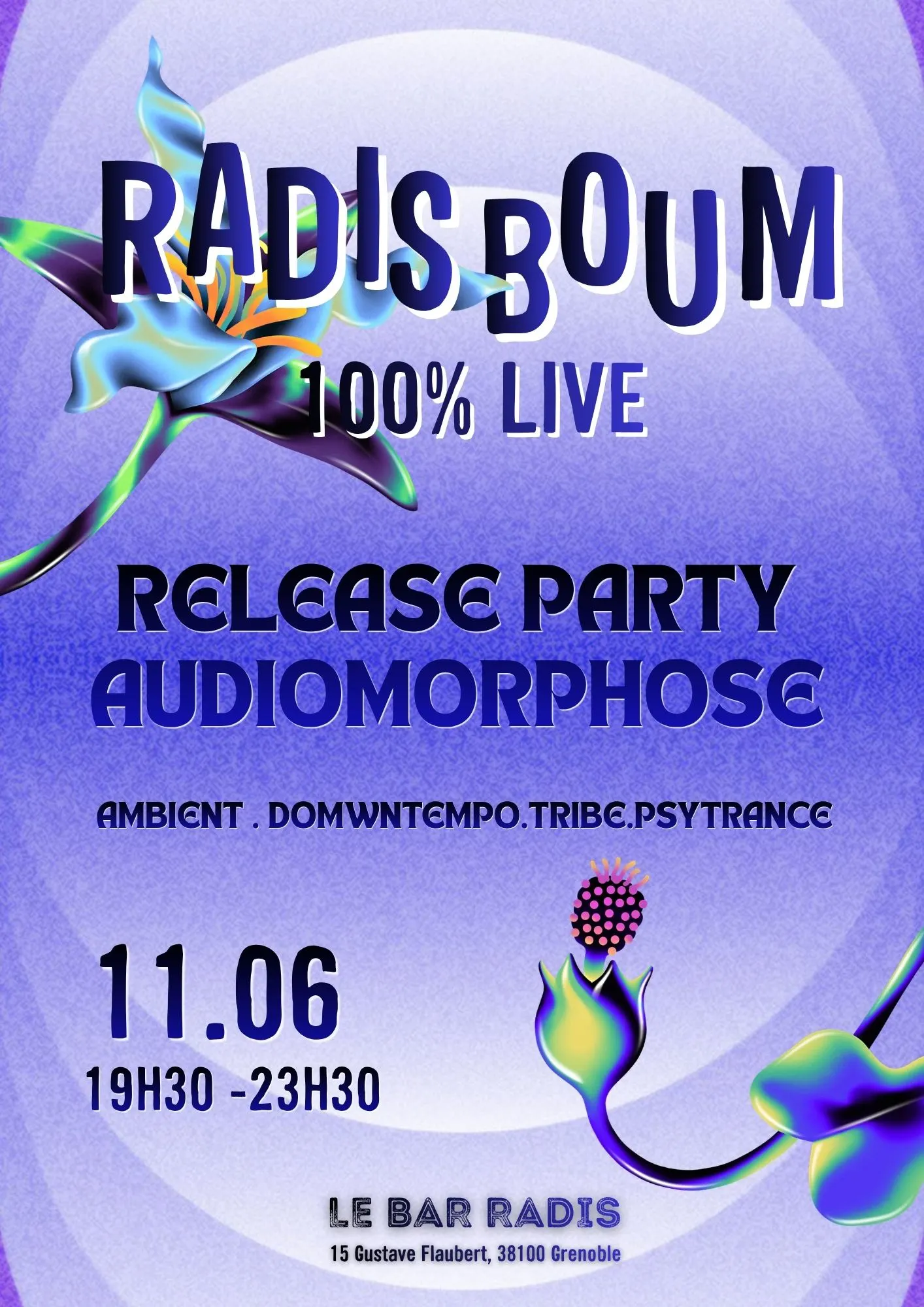 Radis Boum 100% Live : Audiomorphose
