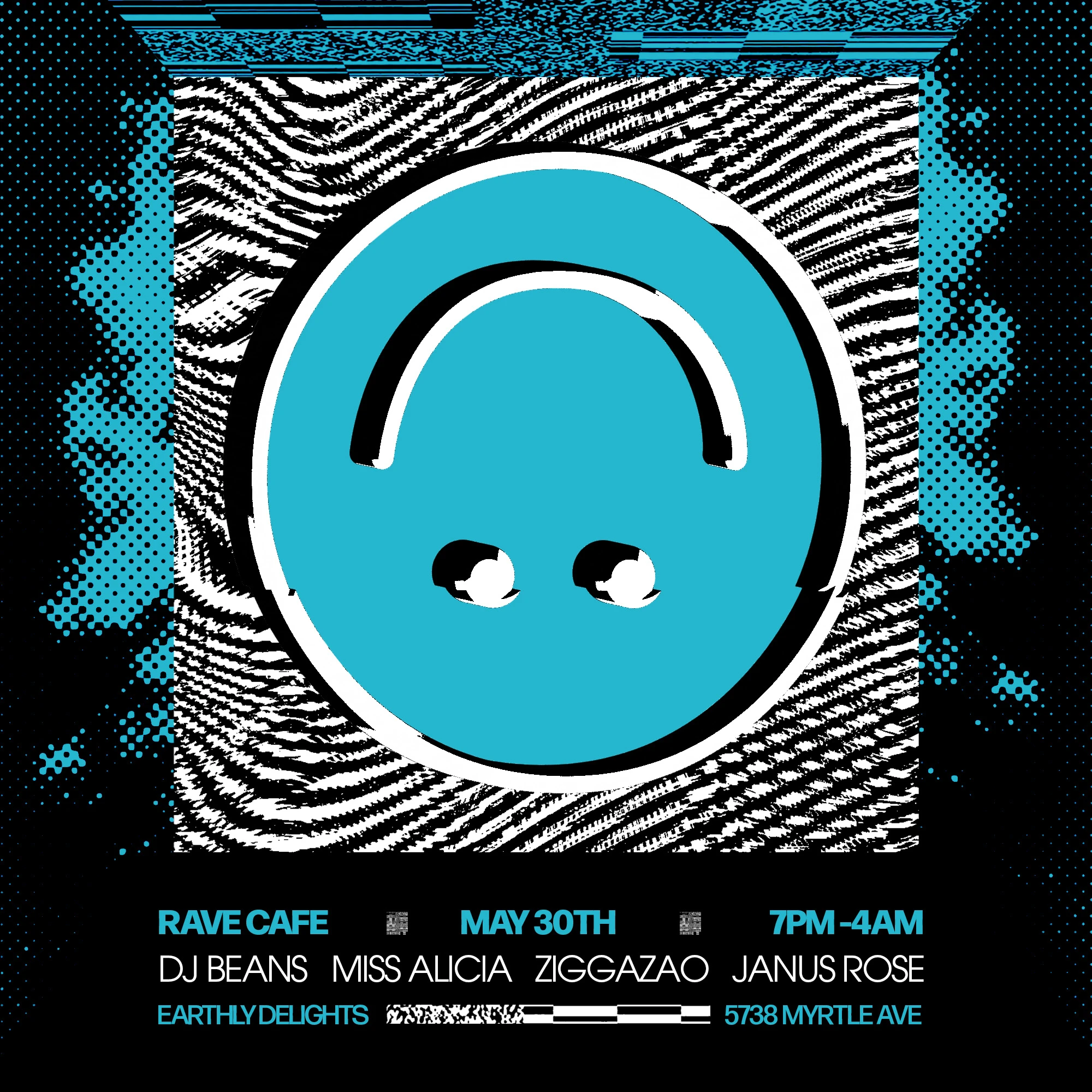 Rave Cafe :: Dj Beans, Miss Alicia, Ziggazao, Janus Rose