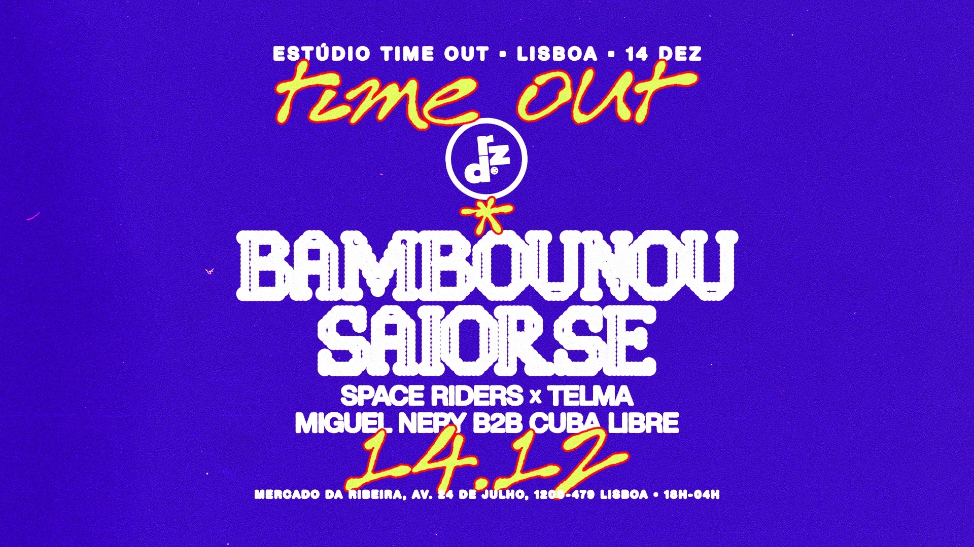 Rdz Presents Bambounou + Saoirse At Estúdio Time Out, Lisbon
