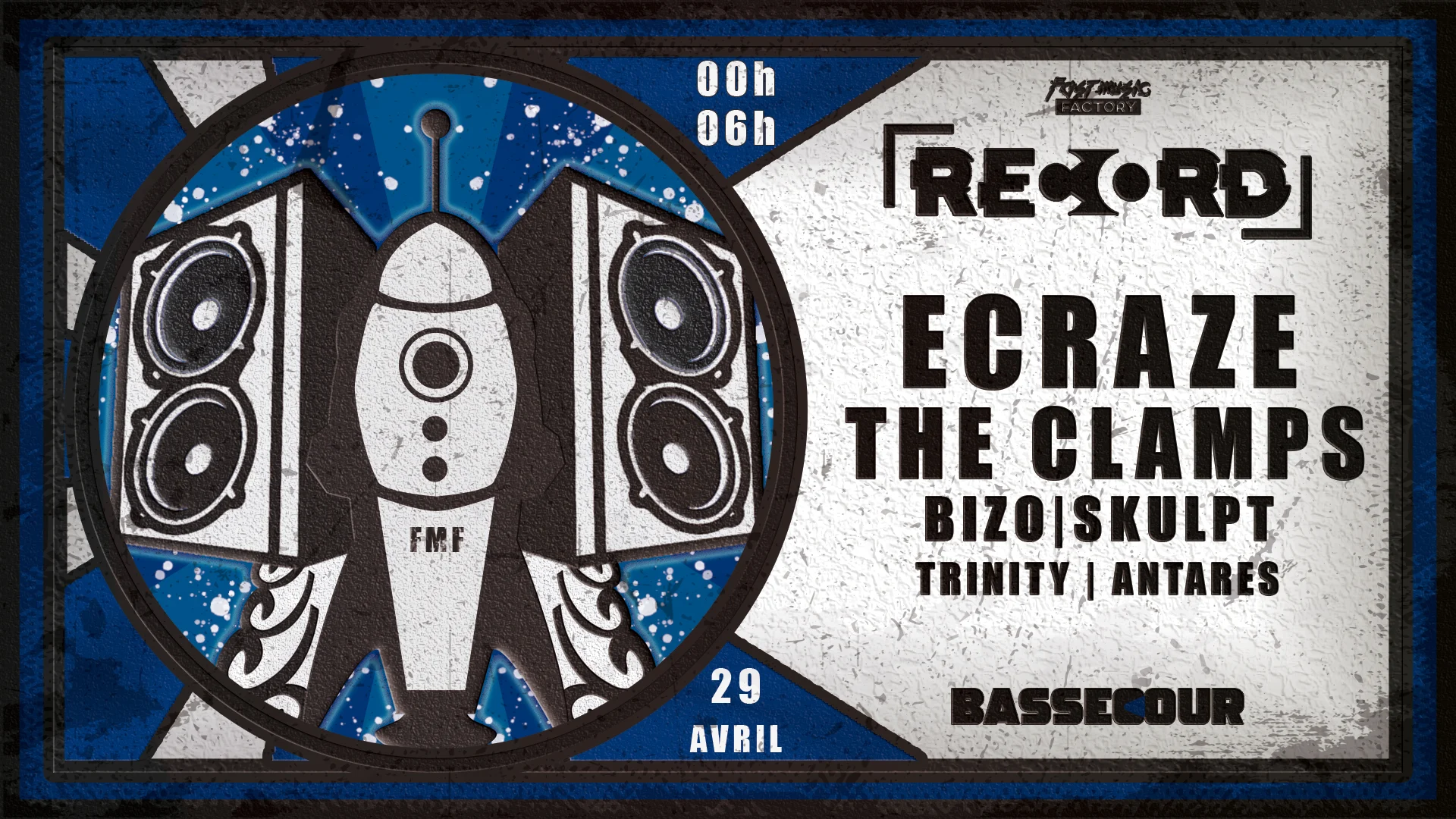 Record W/ Ecraze, The Clamps & More