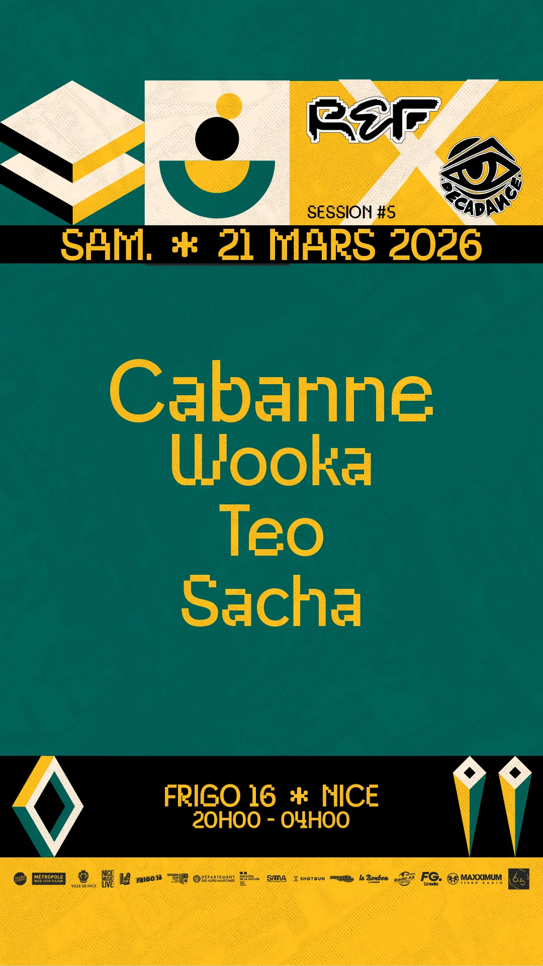 Ref Session #5 / Decadance / Sam. 21 Mars 2026