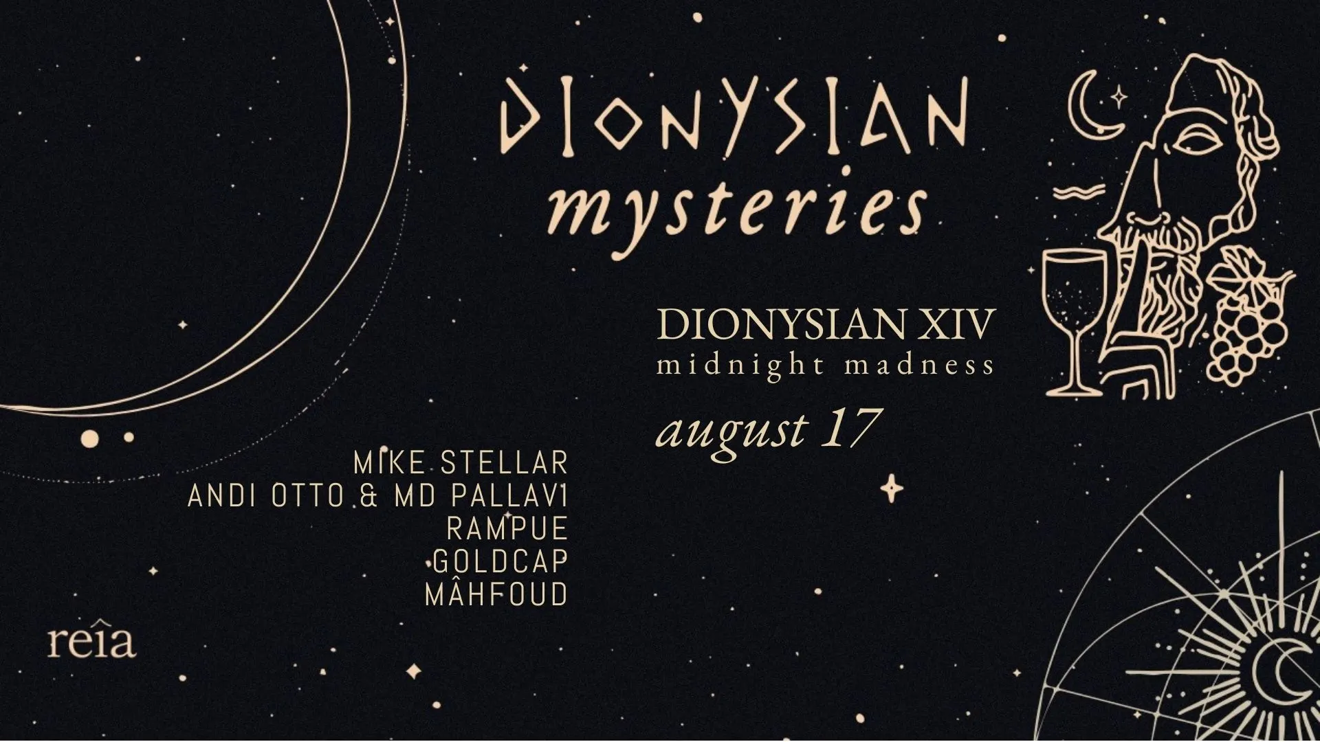 Dionysian Mysteries XIV - Goldcap - Rampue - Mâhfoud & More
