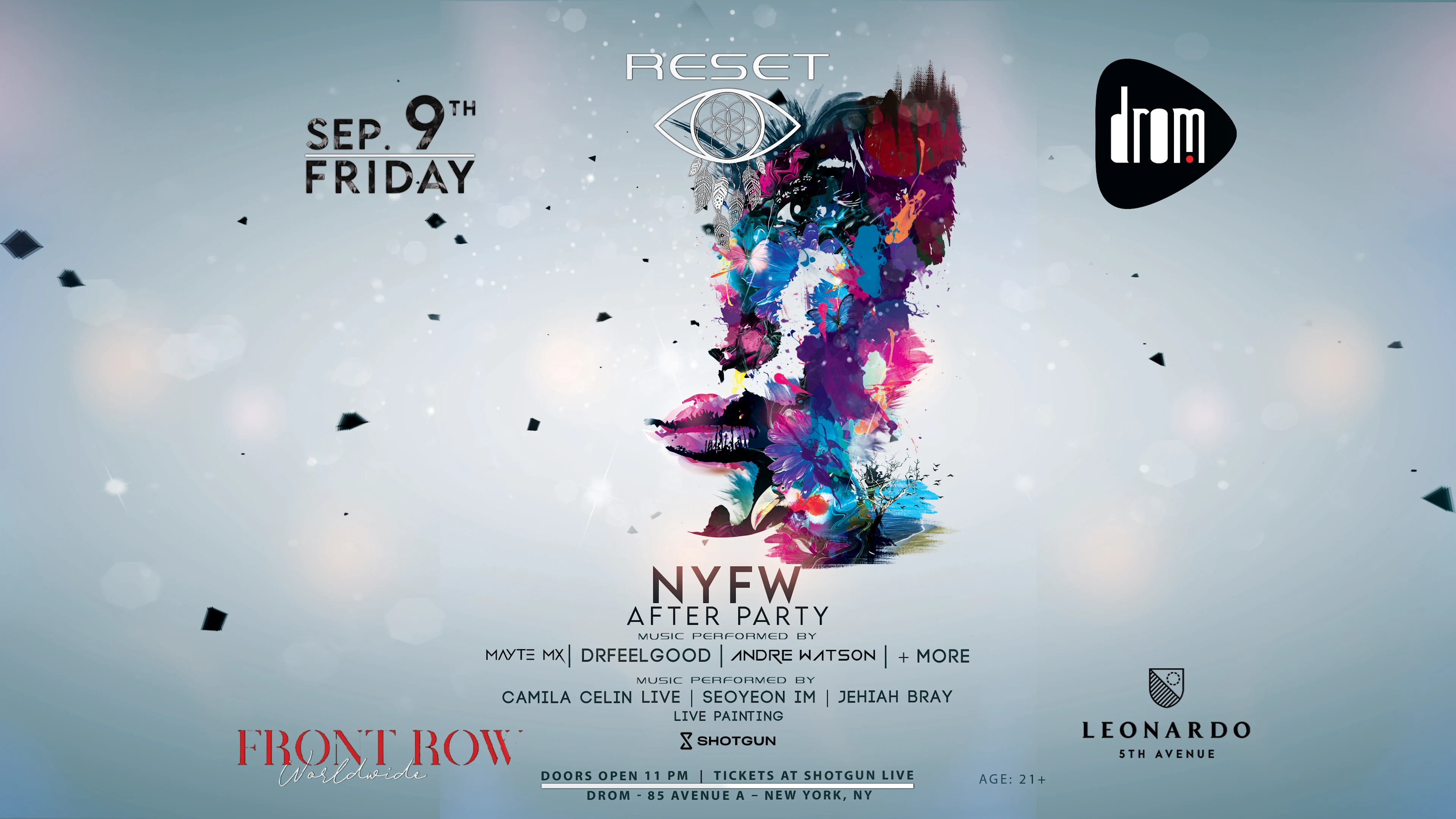 Reset | Nyfw After Party | Leonardo 5th Avenue | @ Drom-Nyc