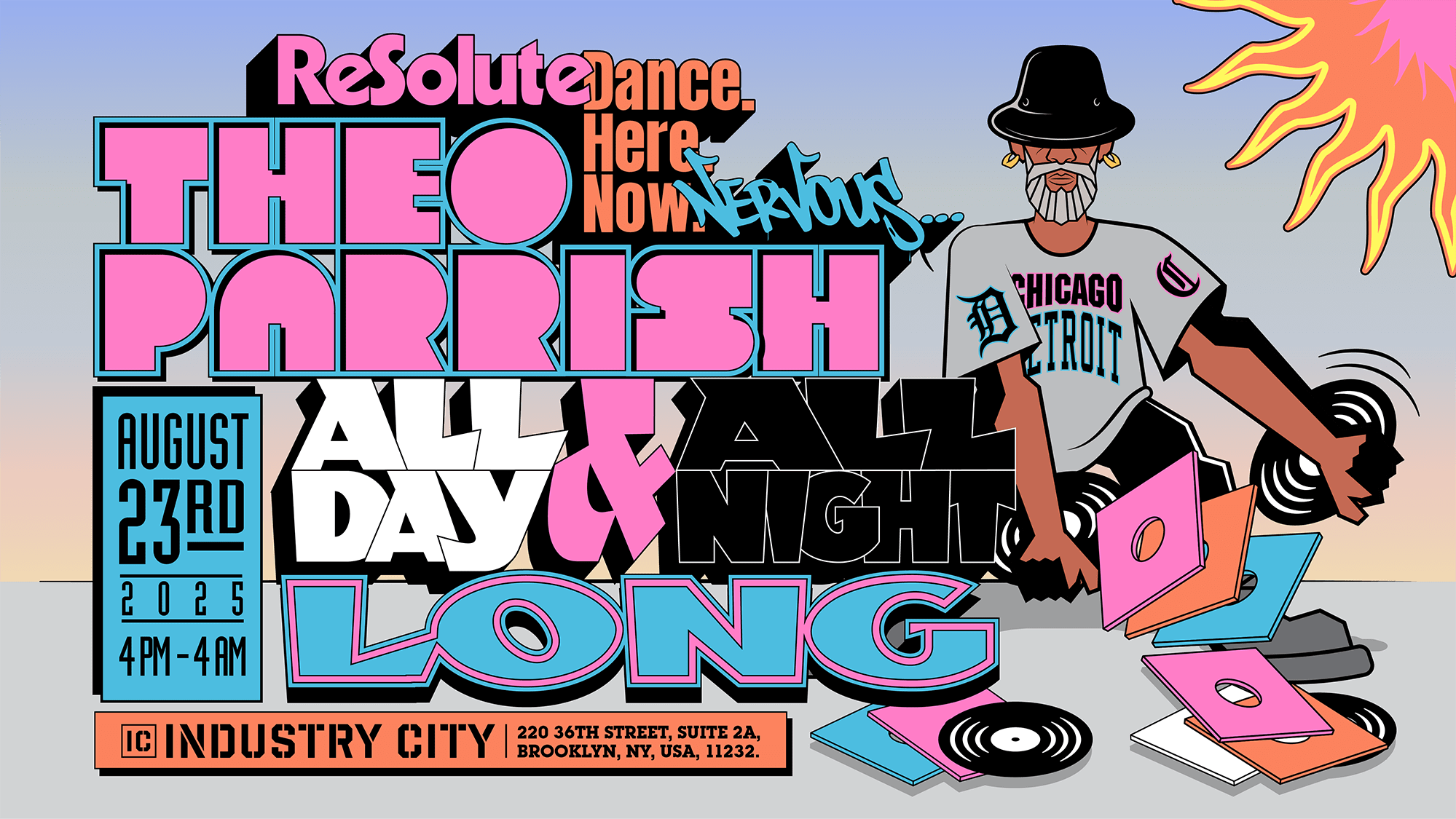 Resolute Presents: Theo Parrish (12 Hour Set)
