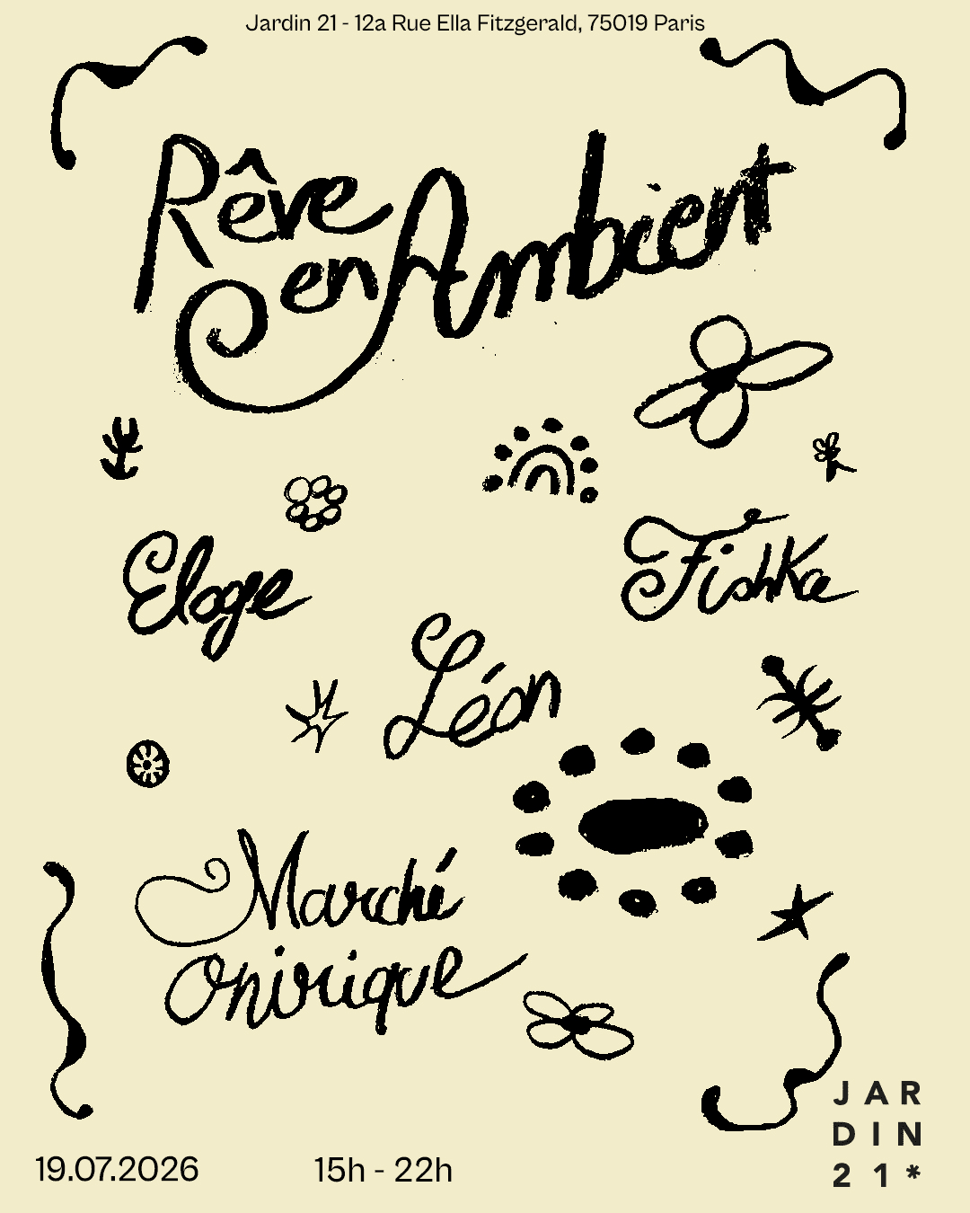 Rêve En Ambient X Jardin21 - Open Air