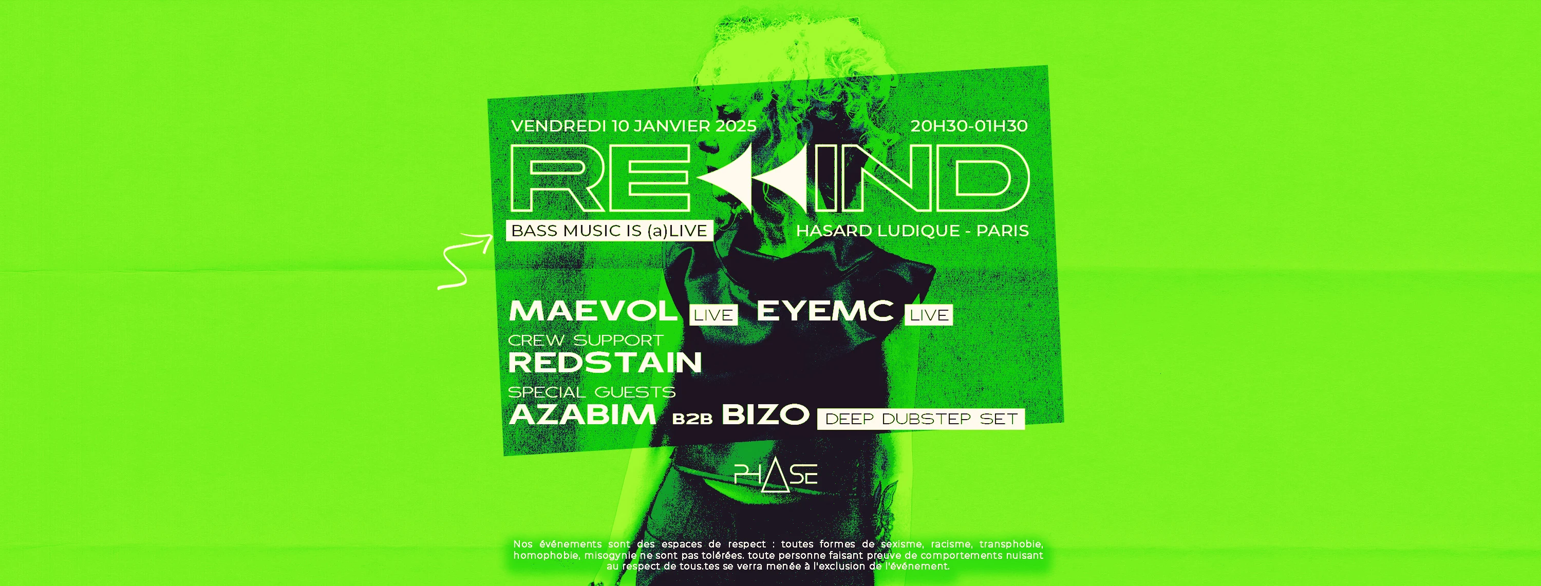 Rewind #3 W/ Maevol, Eyemc, Azabim, Bizo & More