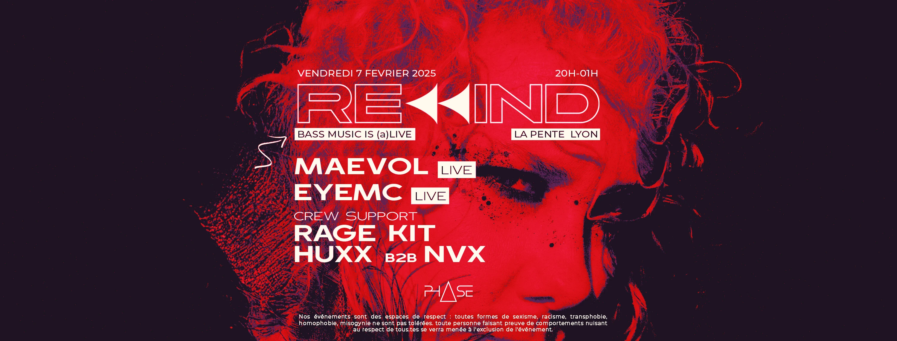 Rewind #4 W/ Maevol, Eyemc, Rage Kit, Huxx & Nvx