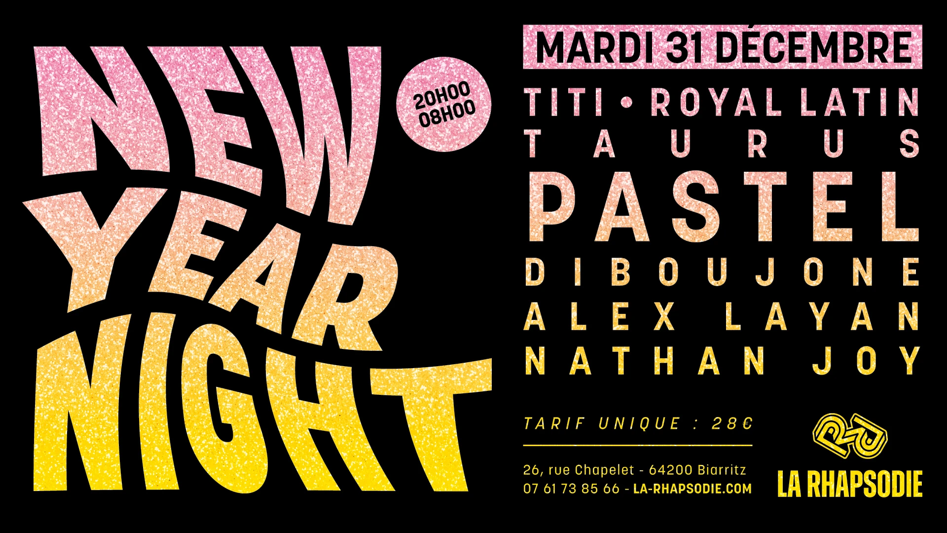 New Year Party @La Rhapsodie