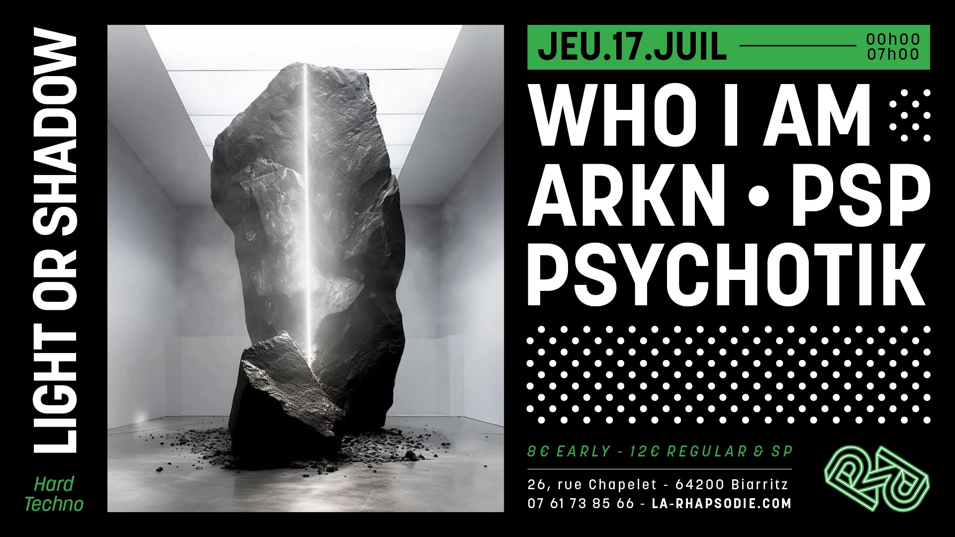 Light Or Shadow : Psp • Psychotik • Who I Am • Arkn