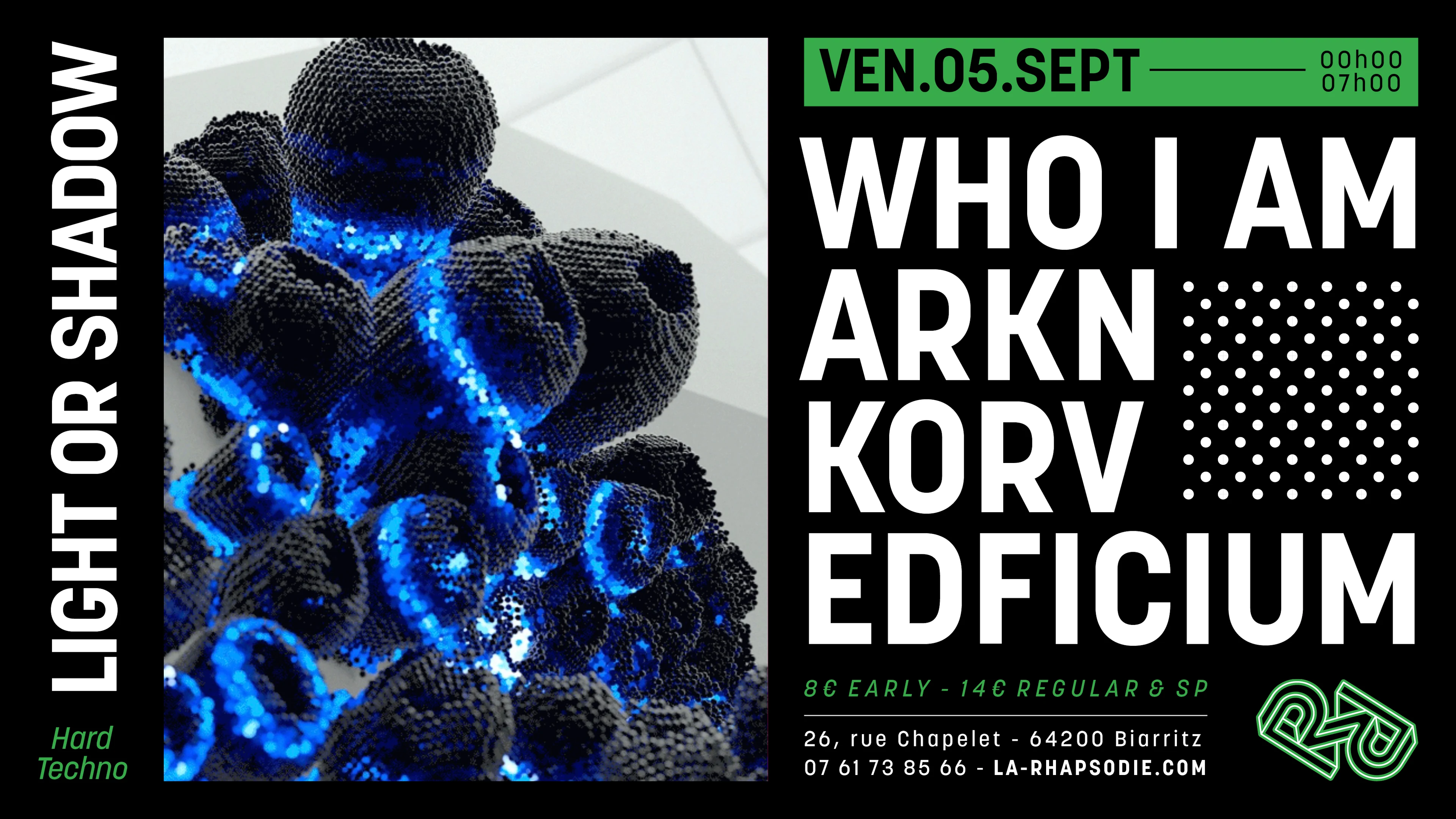 Light Or Shadow : Edficium • Korv • Who I Am • Arkn