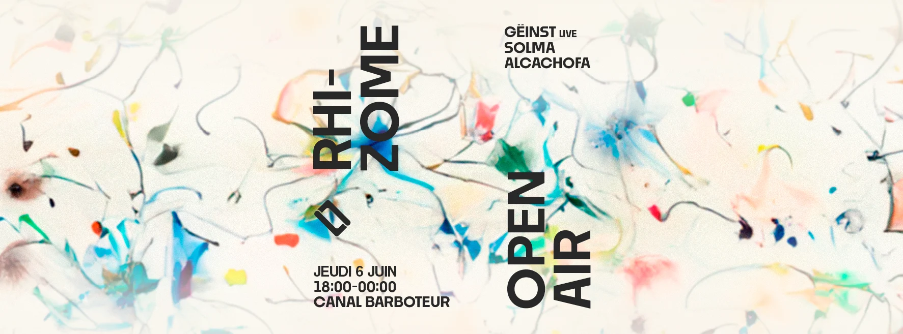 Rhizome Open Air : Gëinst, Solma, Alcachofa