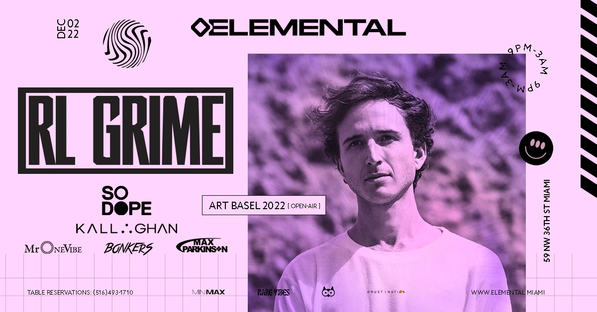 Rl Grime At Elemental (Art Basel Miami 2022)