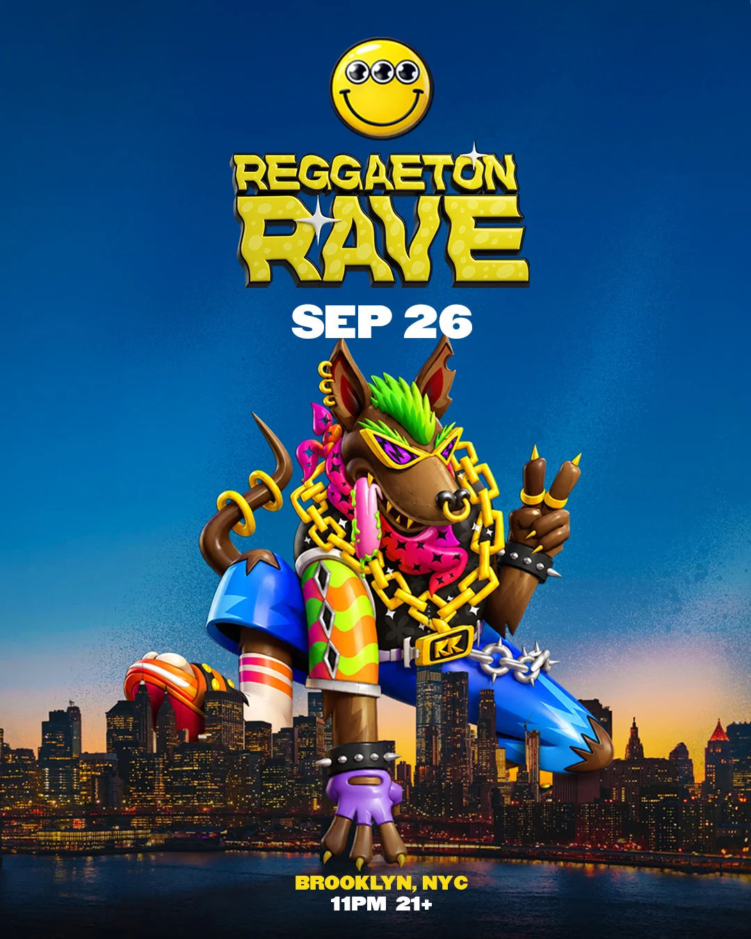 Reggaeton Rave | 10pm Fully Indoors (21+)