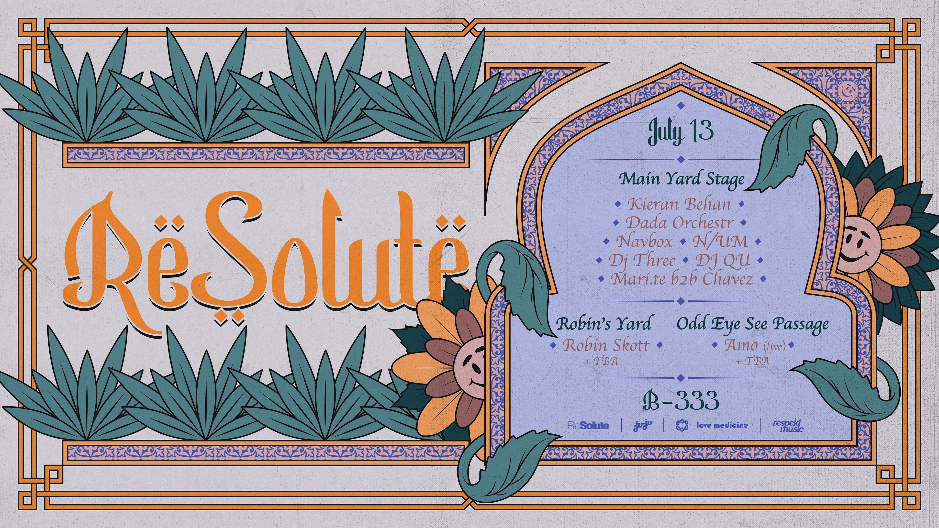 Resolute W/ Dj Three, Dj Qu, Kieran, N/Um Live + More Tba