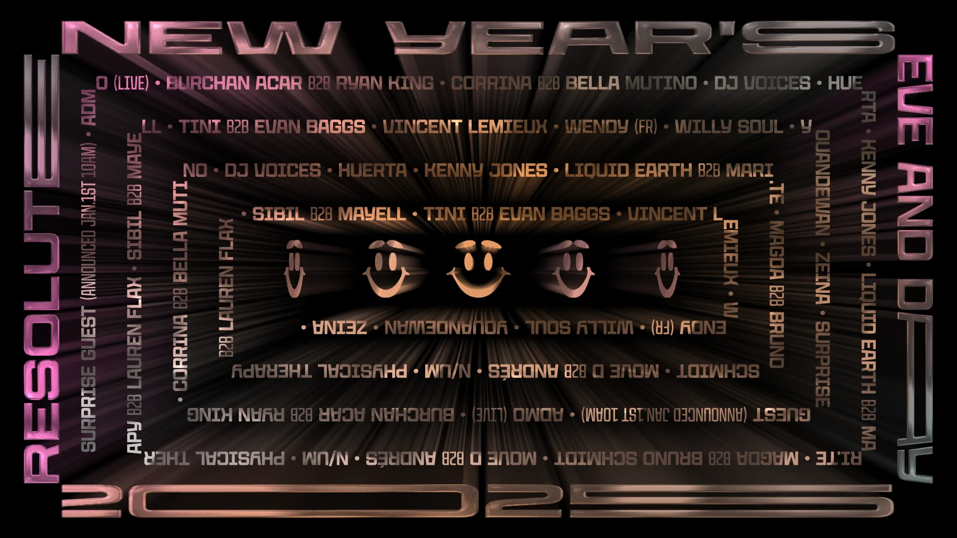 Resolute New Year's Eve And Day Extravaganza