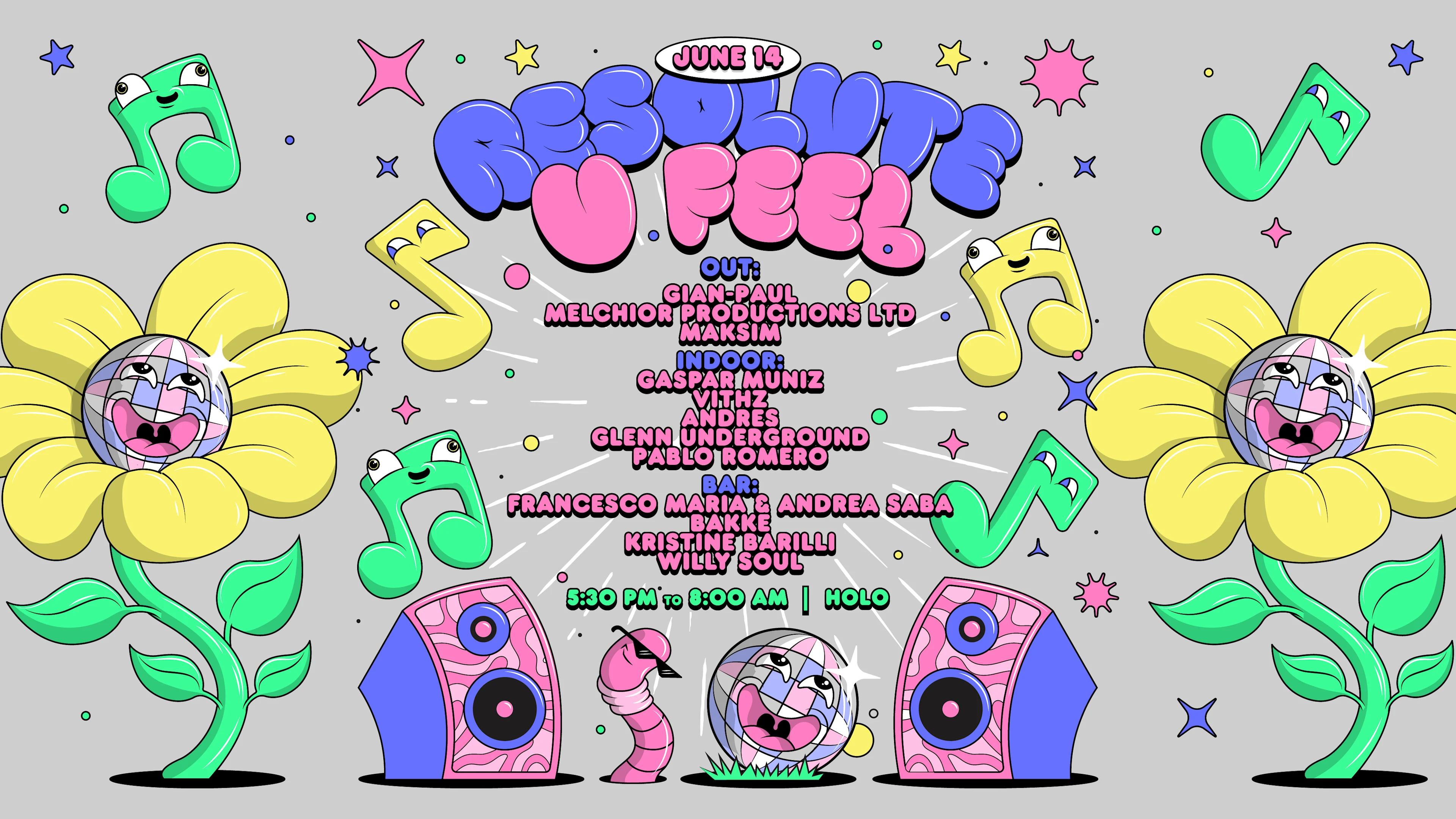 Resolute X U Feel W/ Glenn Underground + More