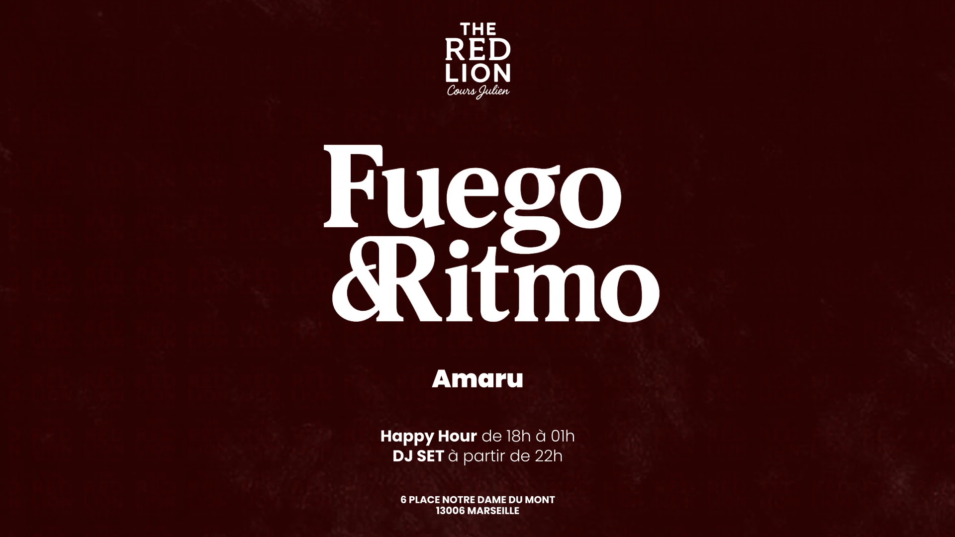 Fuego & Ritmo | Red Lion Cours Julien