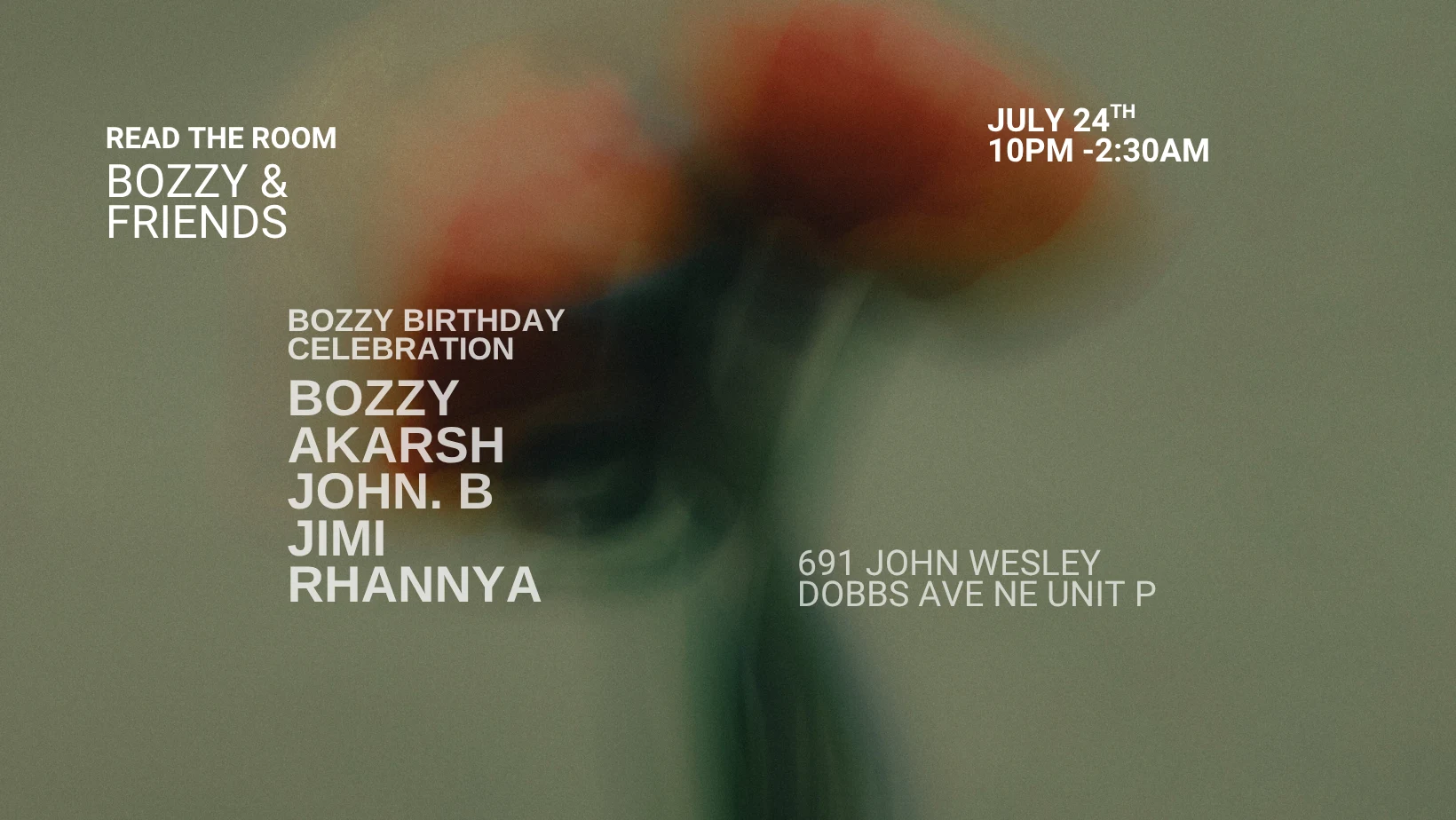 Bozzy & Friends (Bozzy Bday Celebrations)