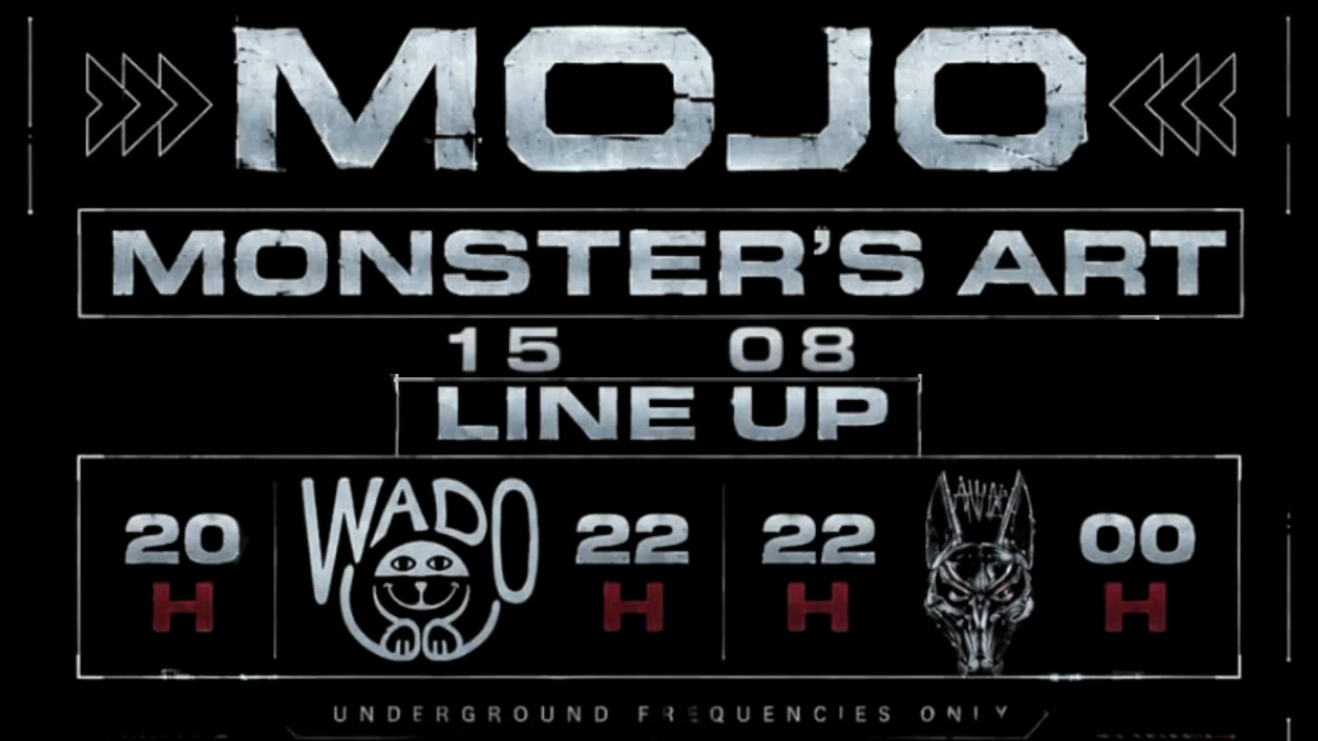 Mojo X Monster's Art W/ Anyubis & Wado