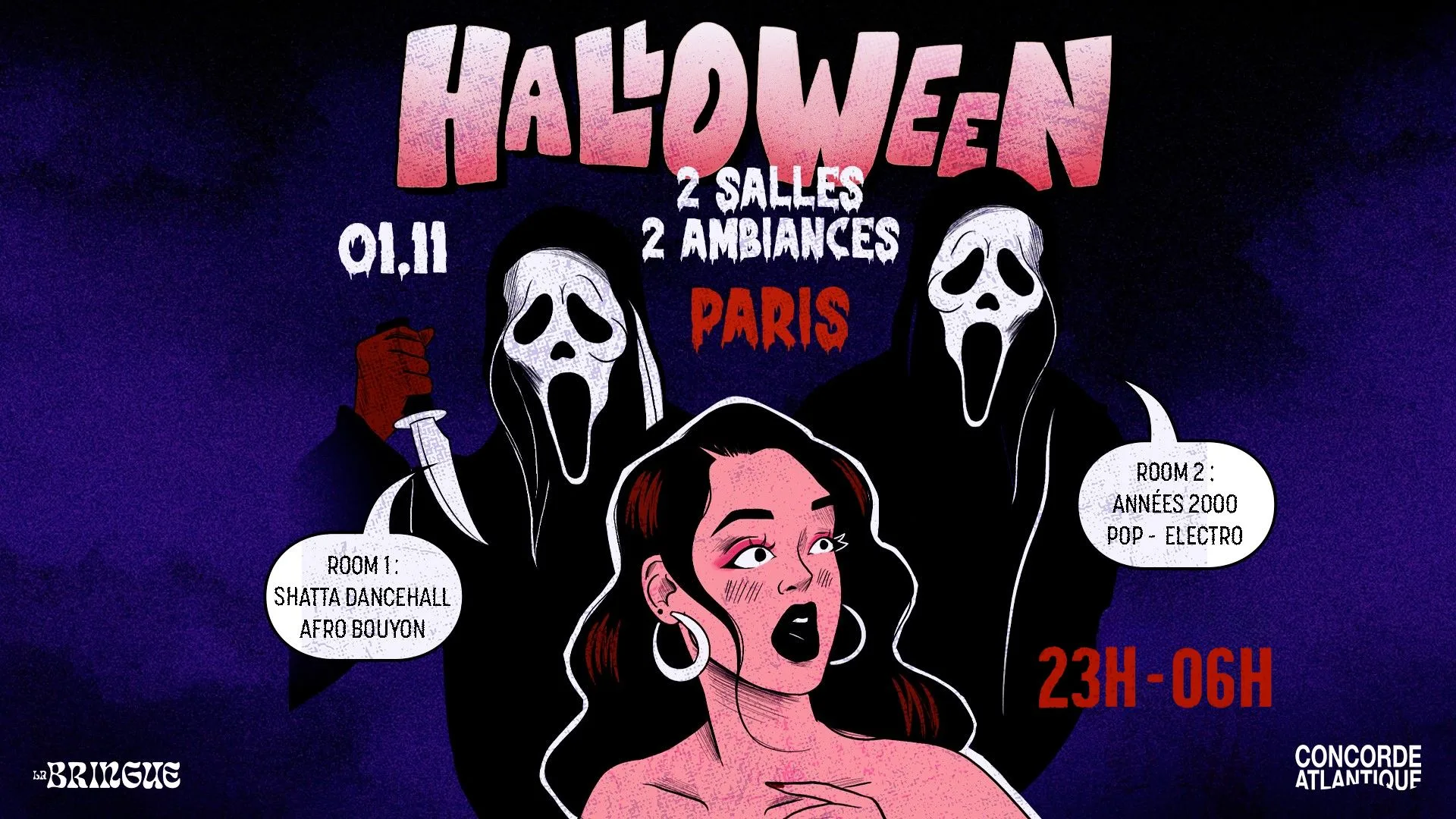 La Bringue - Paris - Halloween 100% Girls