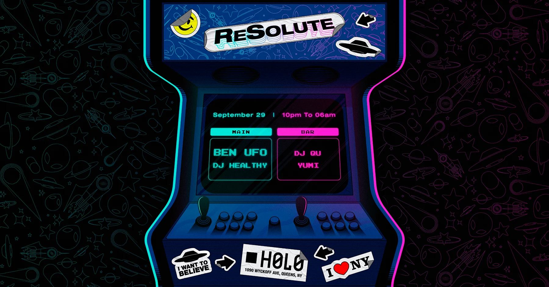 Resolute With Ben Ufo, Dj Qu, Dj Healthy & Yumi