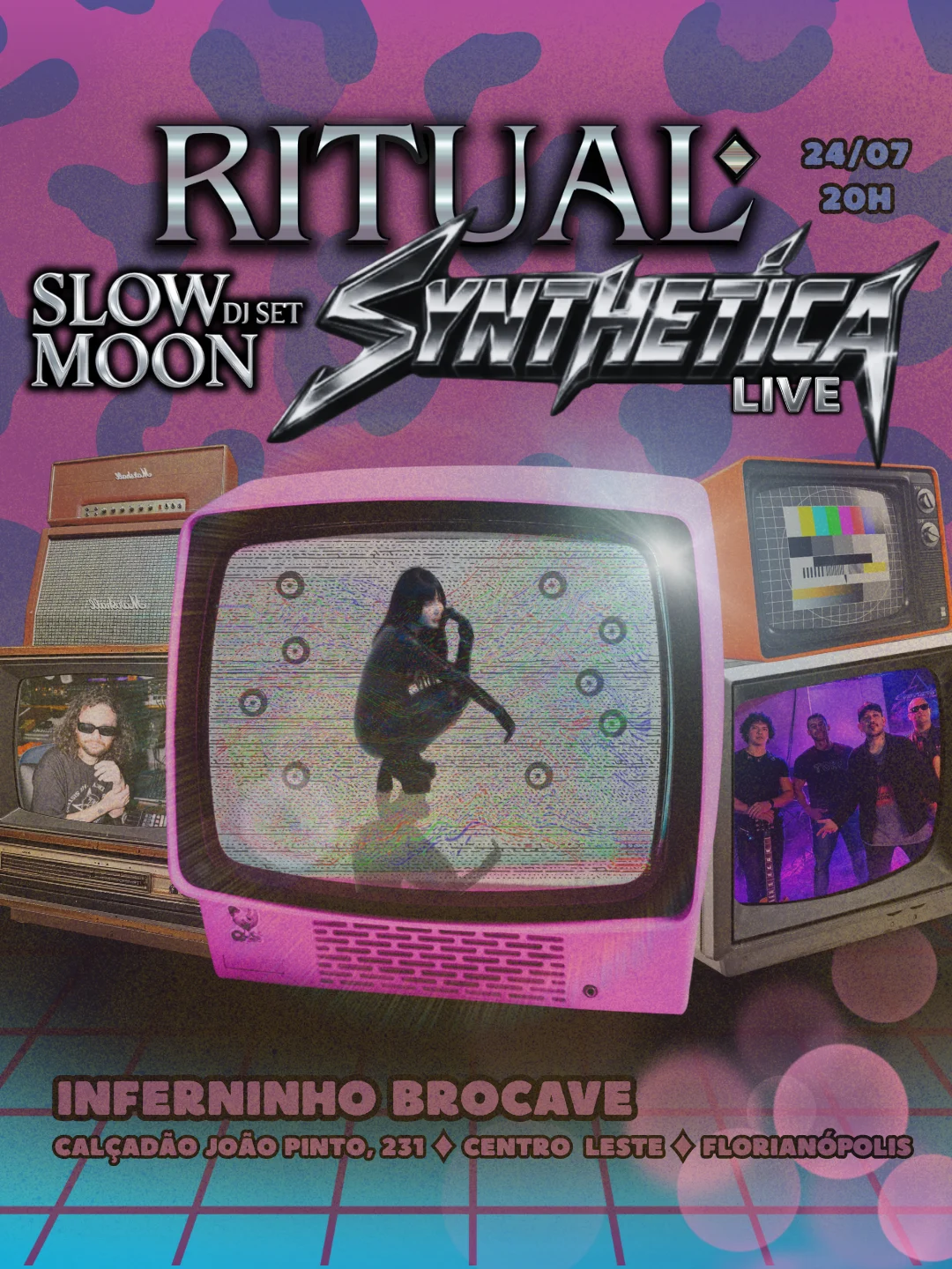 Ritual Synthetica + Slow Moon // 80s MIX