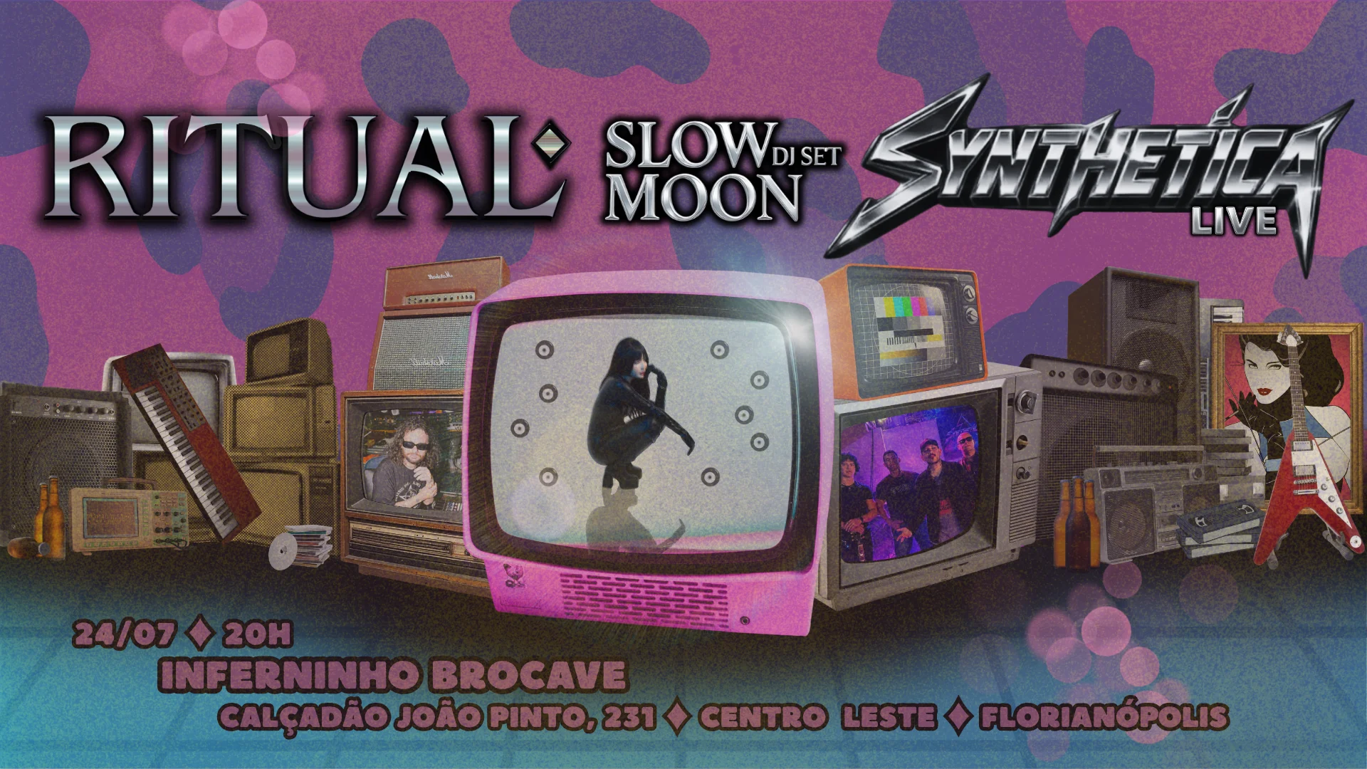 Ritual Synthetica + Slow Moon // 80s MIX