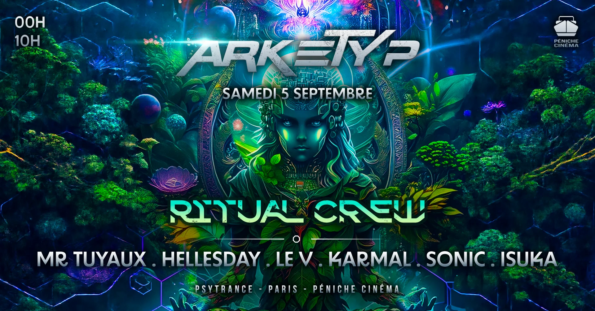 Arketyp: Ritual Crew + After [00h > 10h]