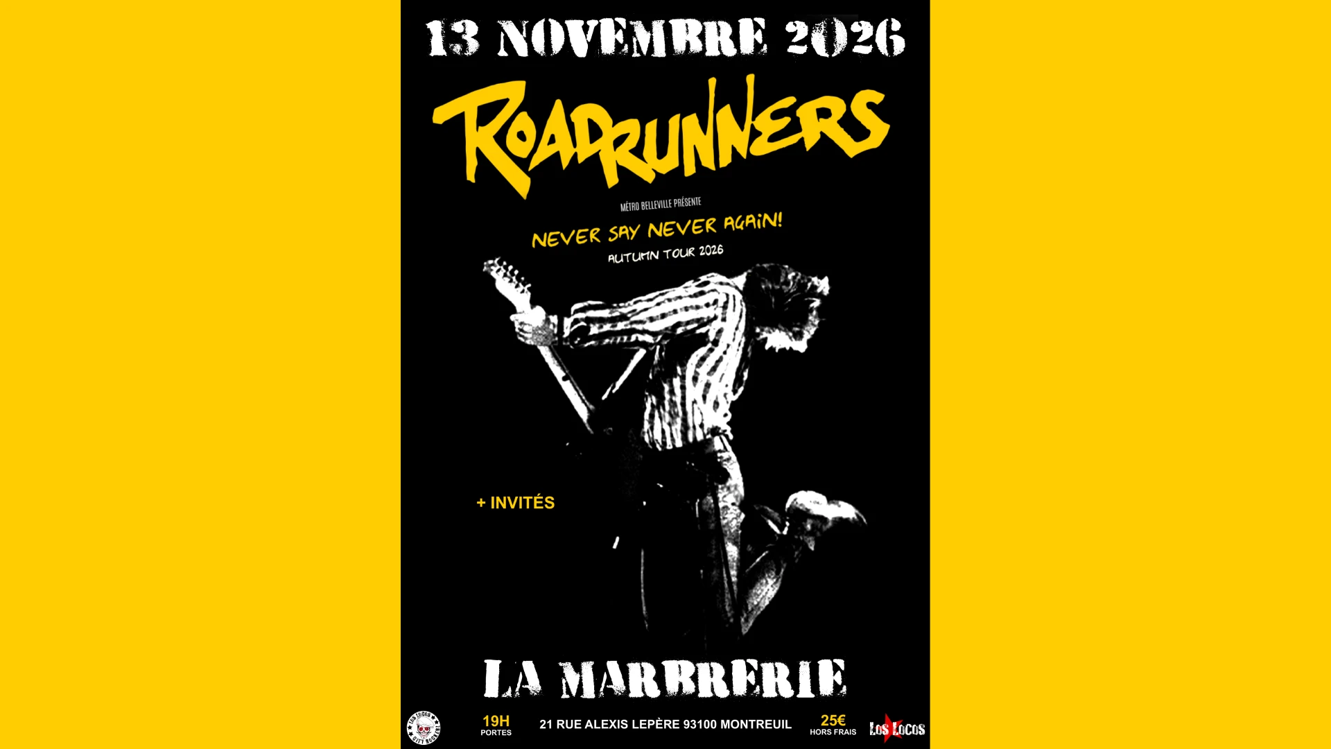 Roadrunners À La Marbrerie À Montreuil